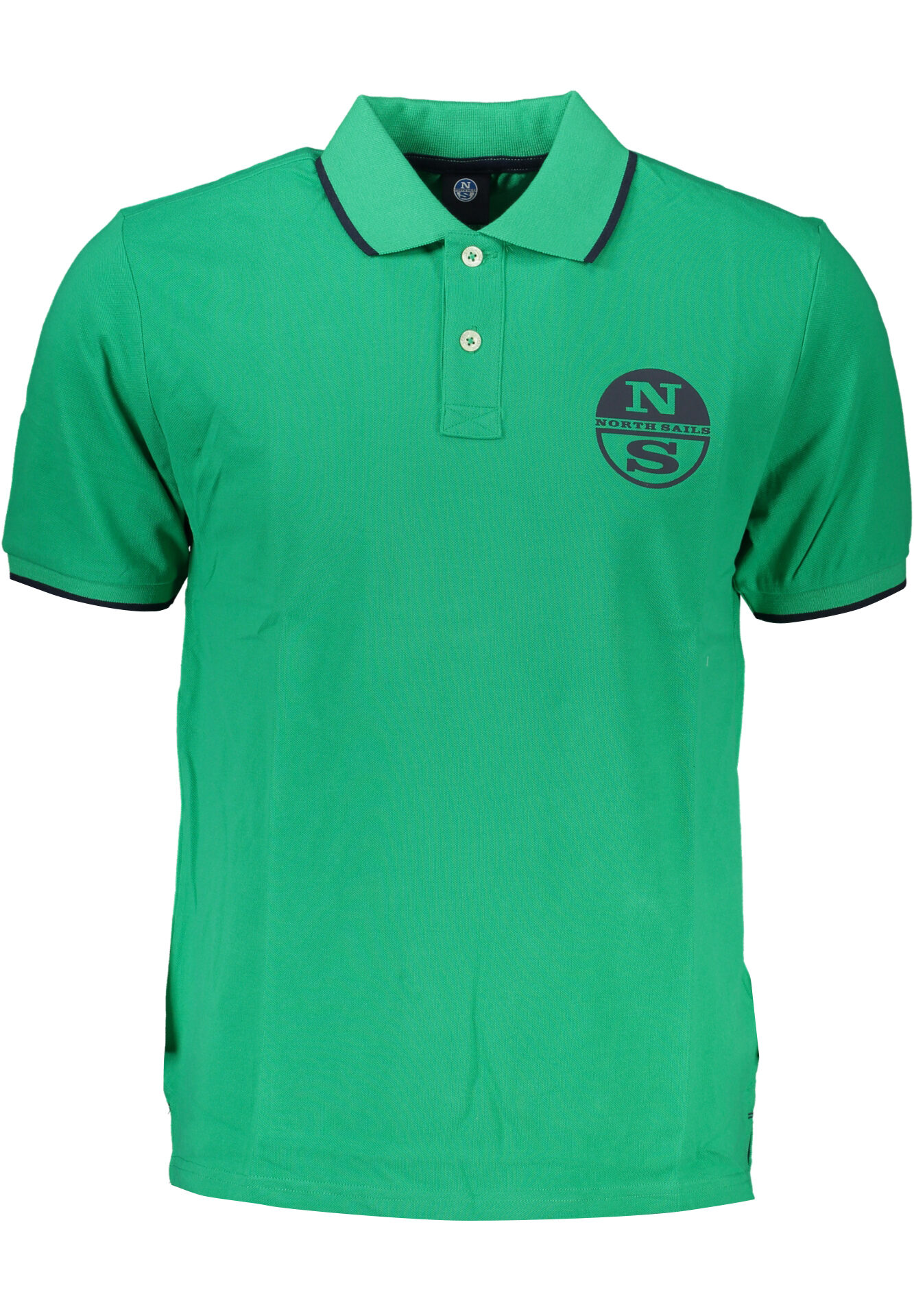 NORTH SAILS GREEN MEN'S SHORT SLEEVED POLO SHIRT