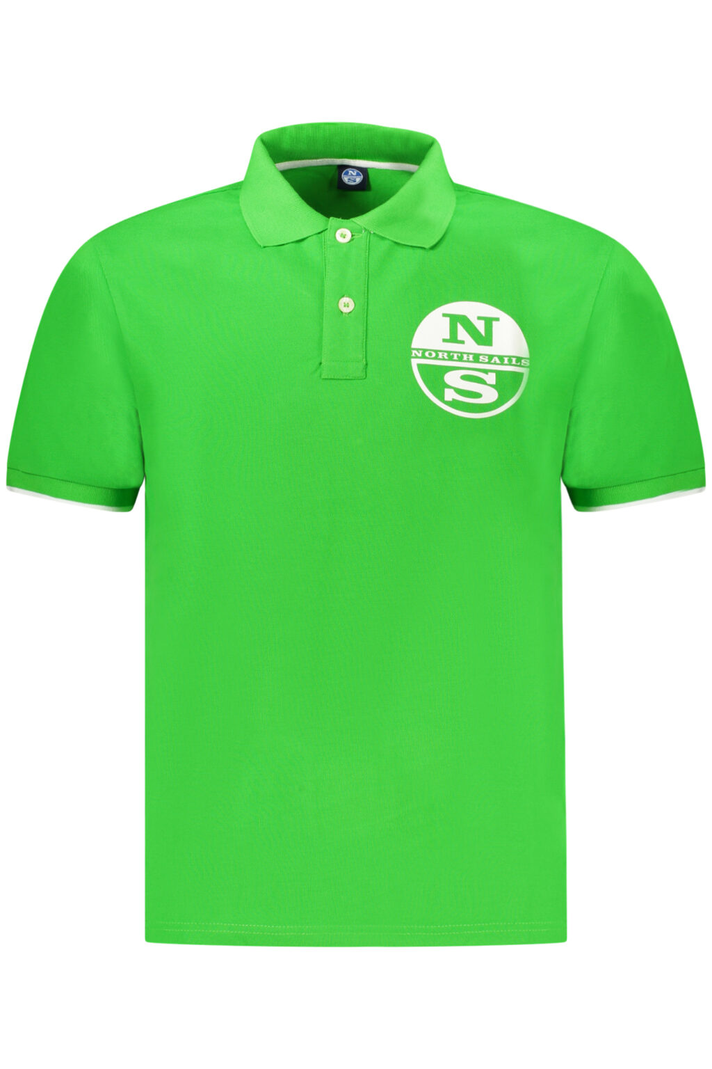 NORTH SAILS žali vyriški polo marškinėliai trumpomis rankovėmis