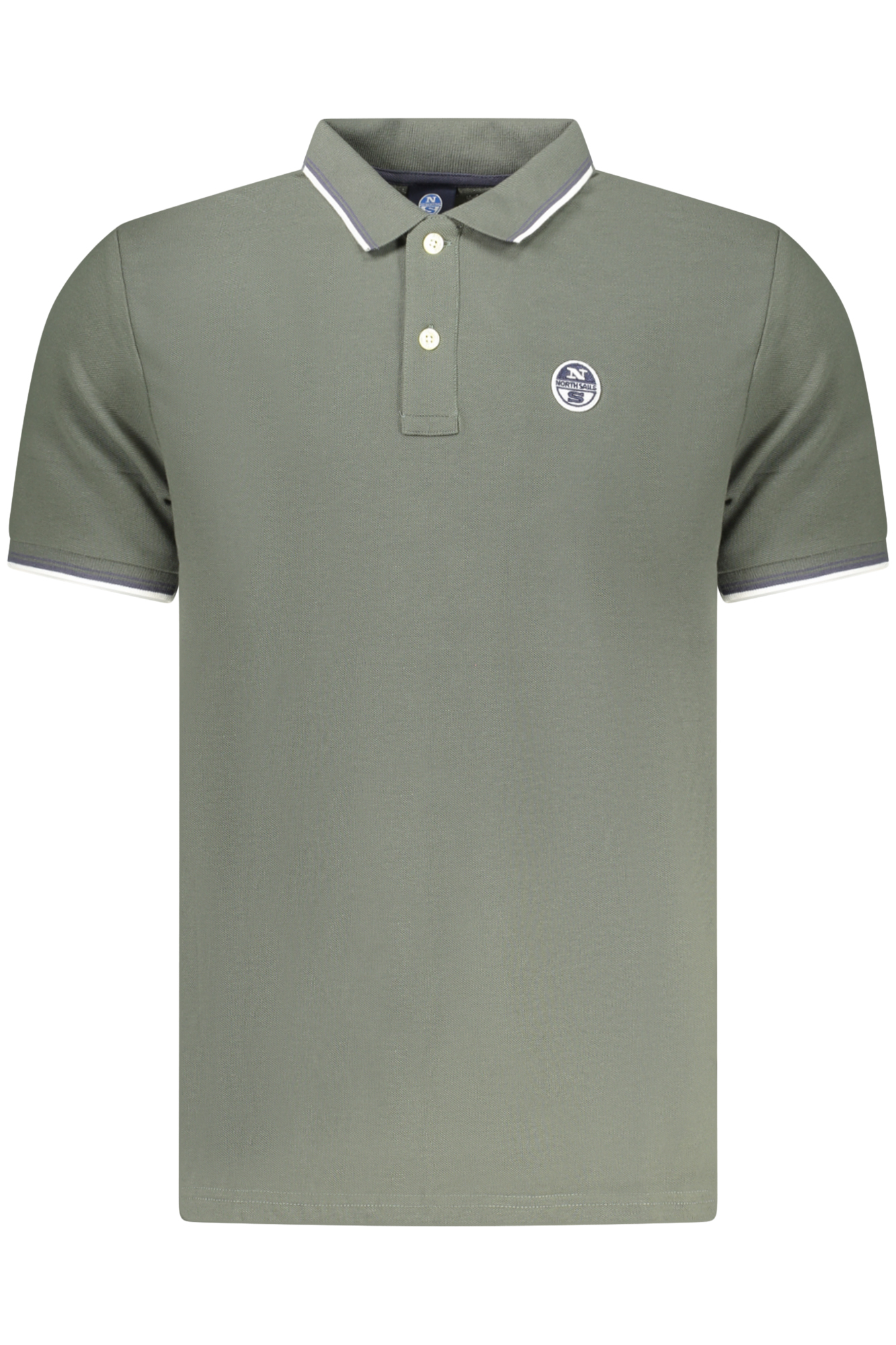 NORTH SAILS MEN'S SHORT-SLEEVED POLO SHIRT, GREEN NORTH SAILS MEN'S SHORT-SLEEVED POLO SHIRT, GREEN