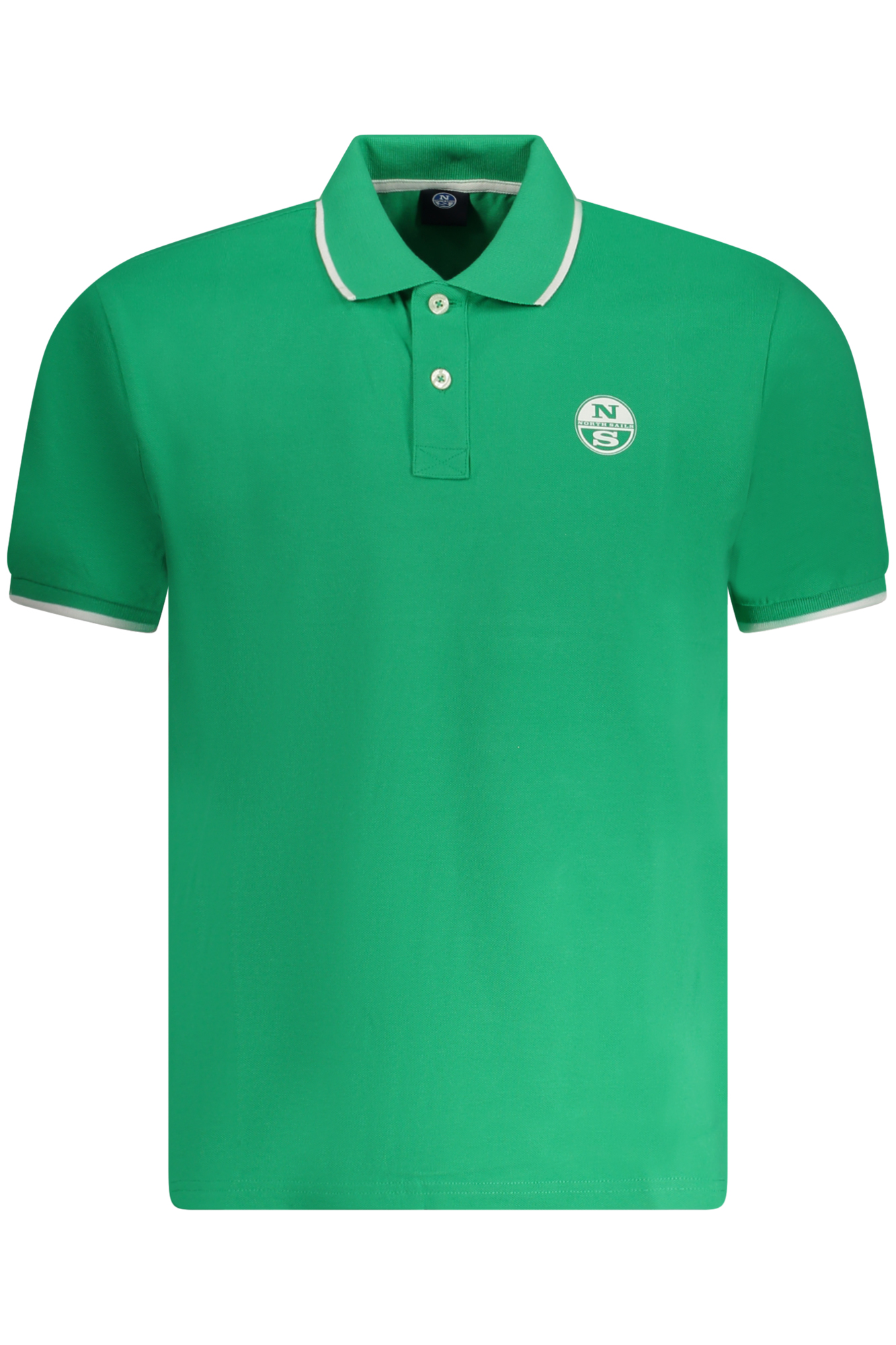 NORTH SAILS MEN'S SHORT-SLEEVED POLO SHIRT, GREEN NORTH SAILS MEN'S SHORT-SLEEVED POLO SHIRT, GREEN