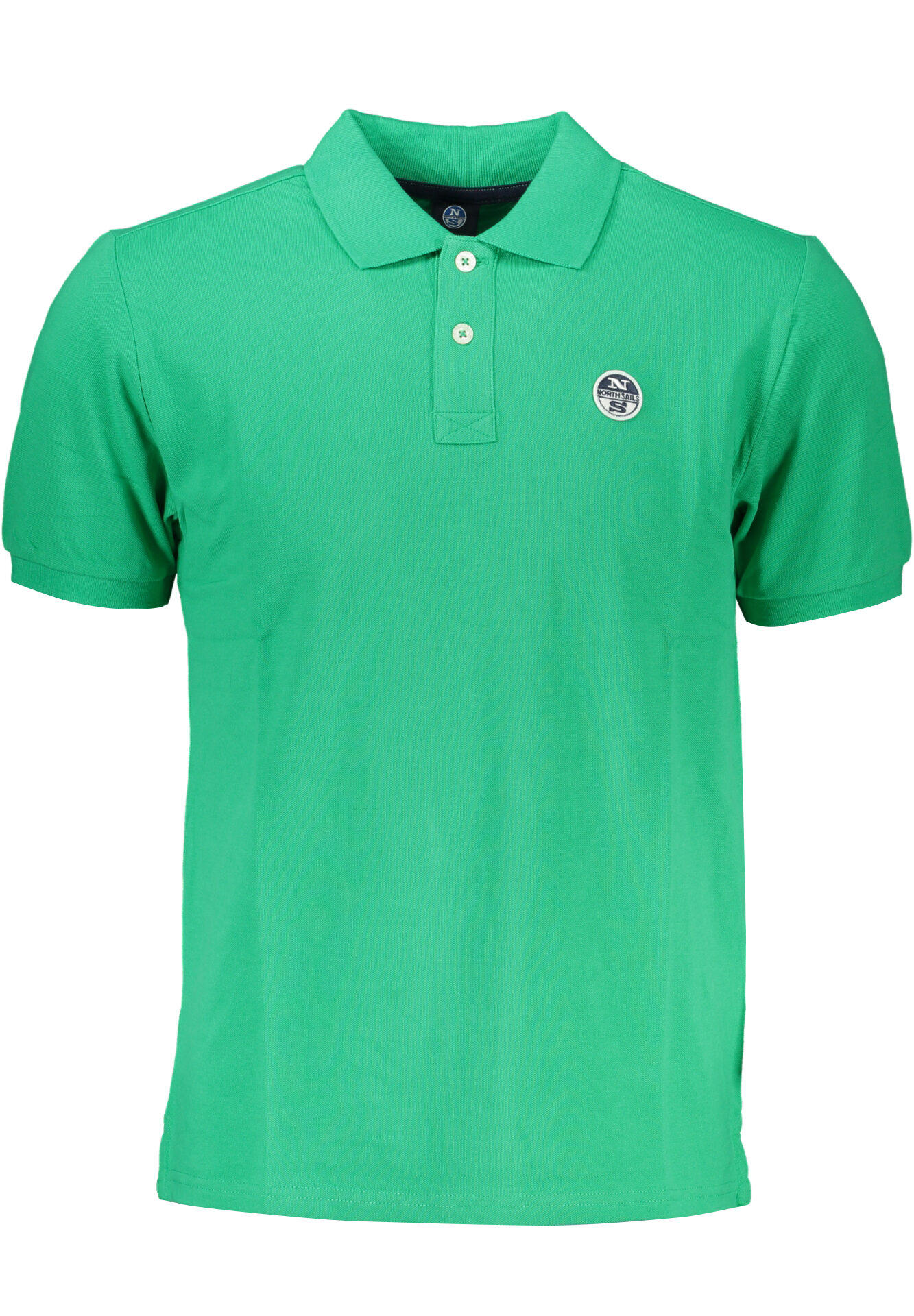 NORTH SAILS GREEN MEN'S SHORT SLEEVED POLO SHIRT