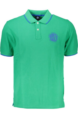 NORTH SAILS GREEN MEN'S SHORT SLEEVED POLO SHIRT