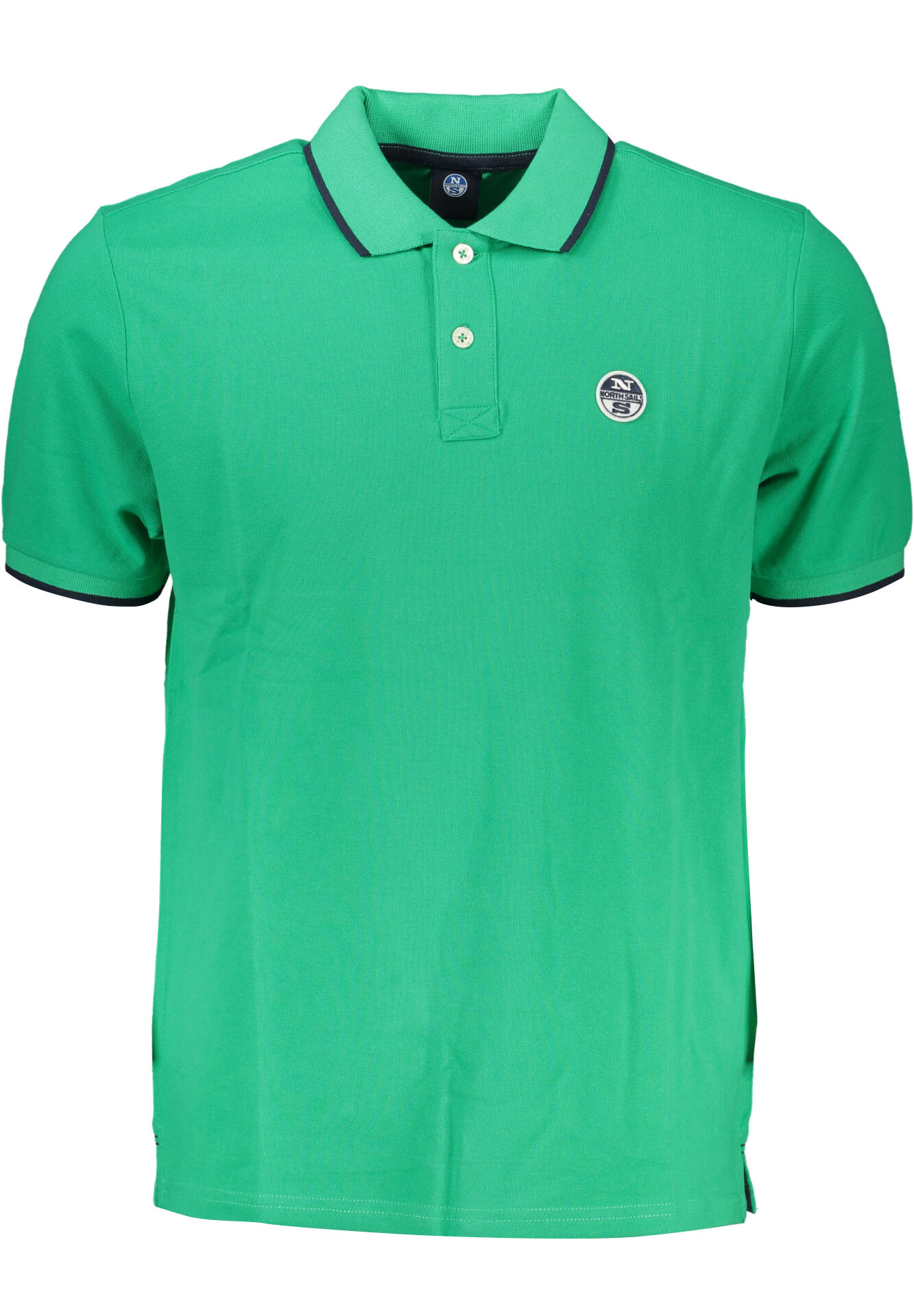 NORTH SAILS GREEN MEN'S SHORT SLEEVED POLO SHIRT