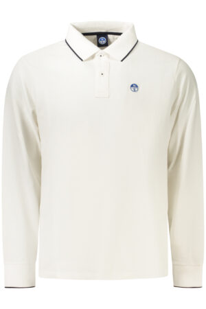 NORTH SAILS MEN'S LONG-SLEEVED POLO SHIRT WHITE