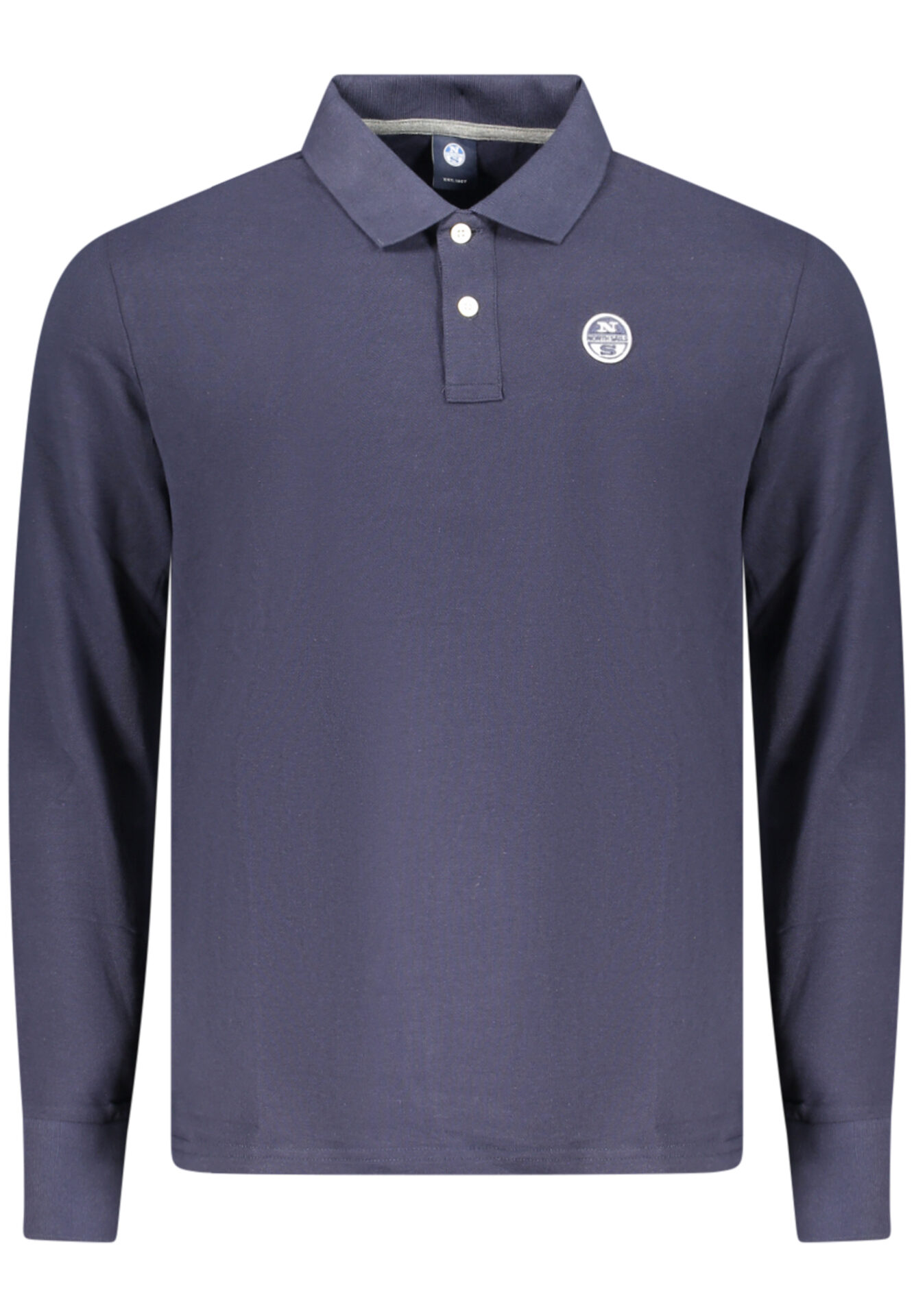 NORTH SAILS MEN'S LONG-SLEEVED POLO SHIRT, BLUE