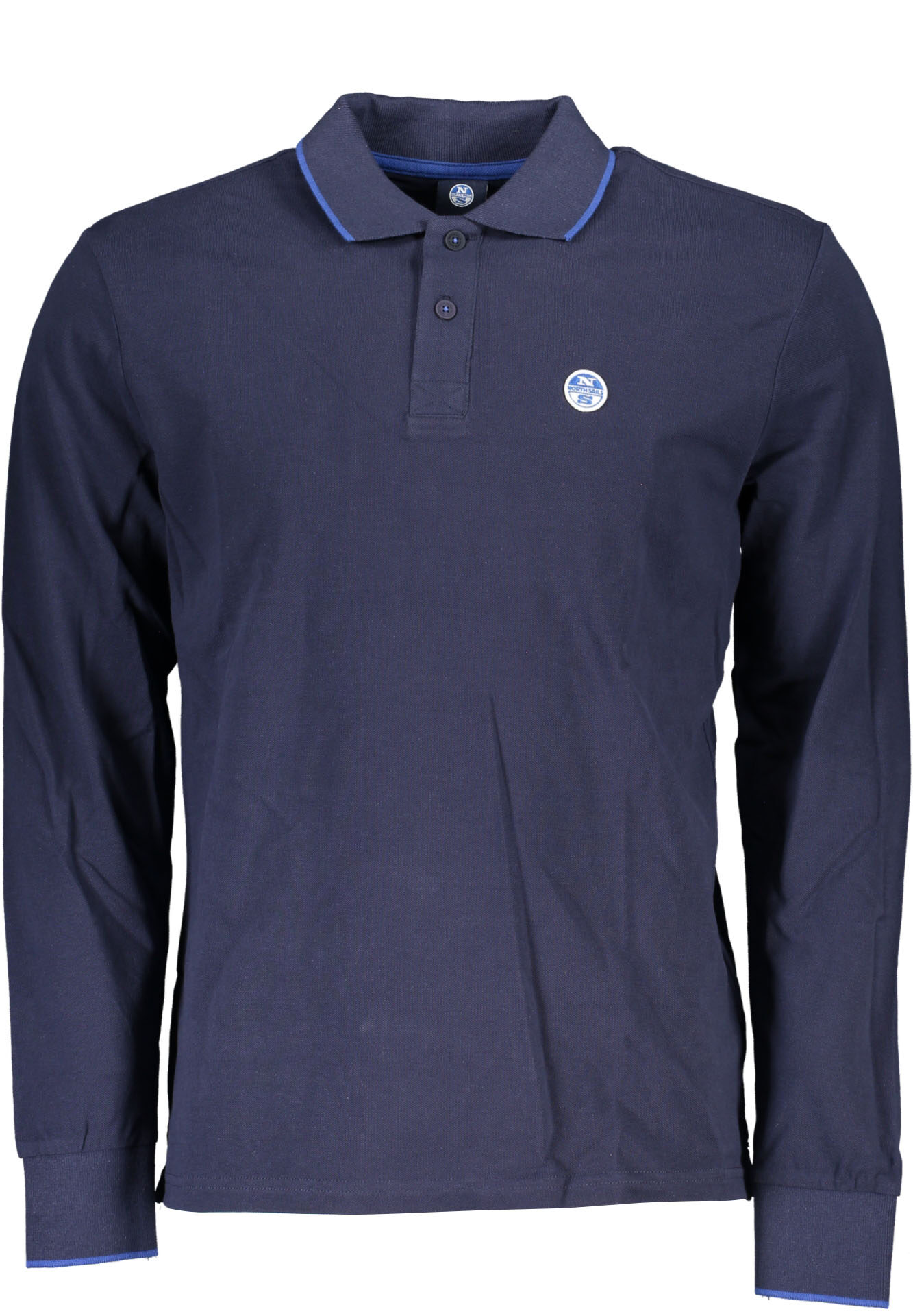 NORTH SAILS MEN'S LONG SLEEVED POLO SHIRT BLUE
