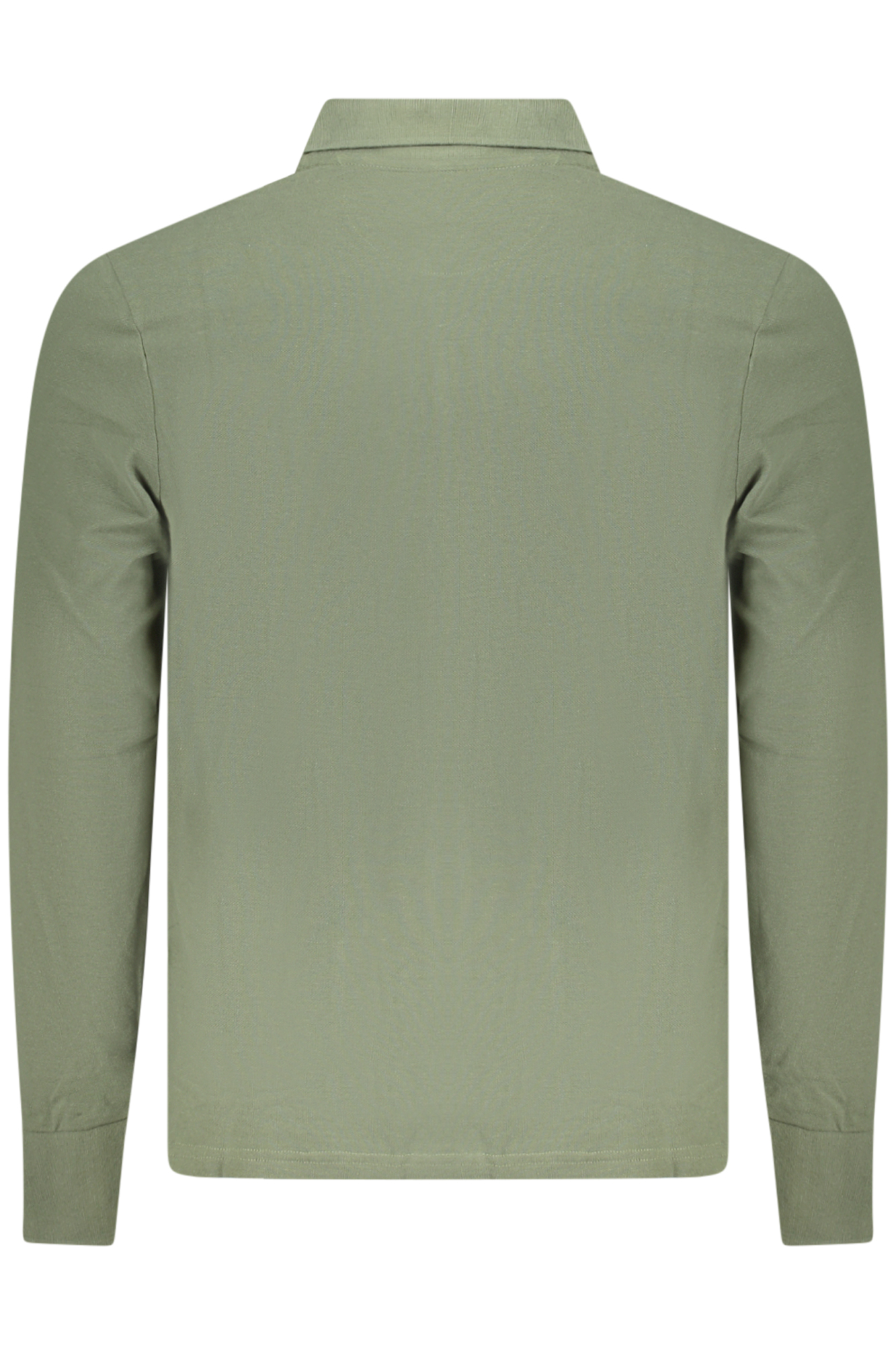 NORTH SAILS MEN'S LONG-SLEEVED POLO SHIRT, GREEN NORTH SAILS MEN'S LONG-SLEEVED POLO SHIRT, GREEN - Image 2