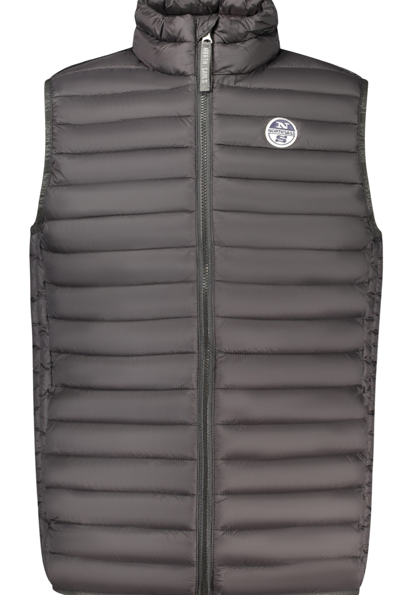 NORTH SAILS MEN'S BLACK SLEEVELESS JACKET