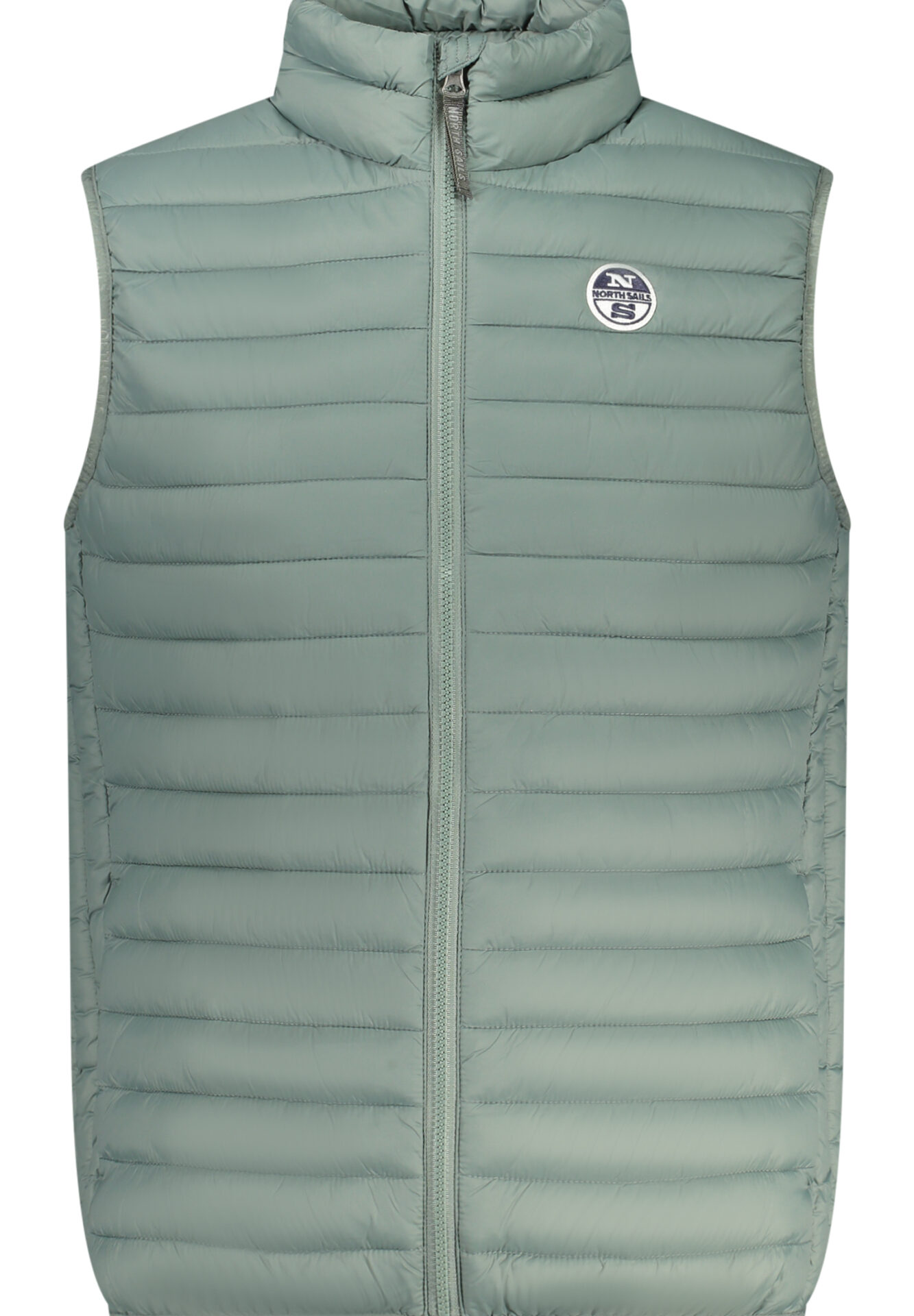NORTH SAILS MEN'S GREEN SLEEVELESS JACKET