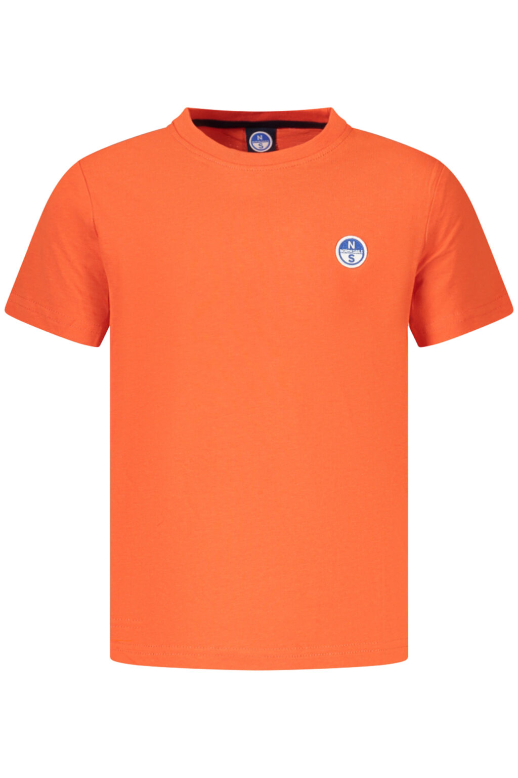 northsailst-shirtmanichecortebambinoarancio_1 North Sails Vaikiški Marškinėliai