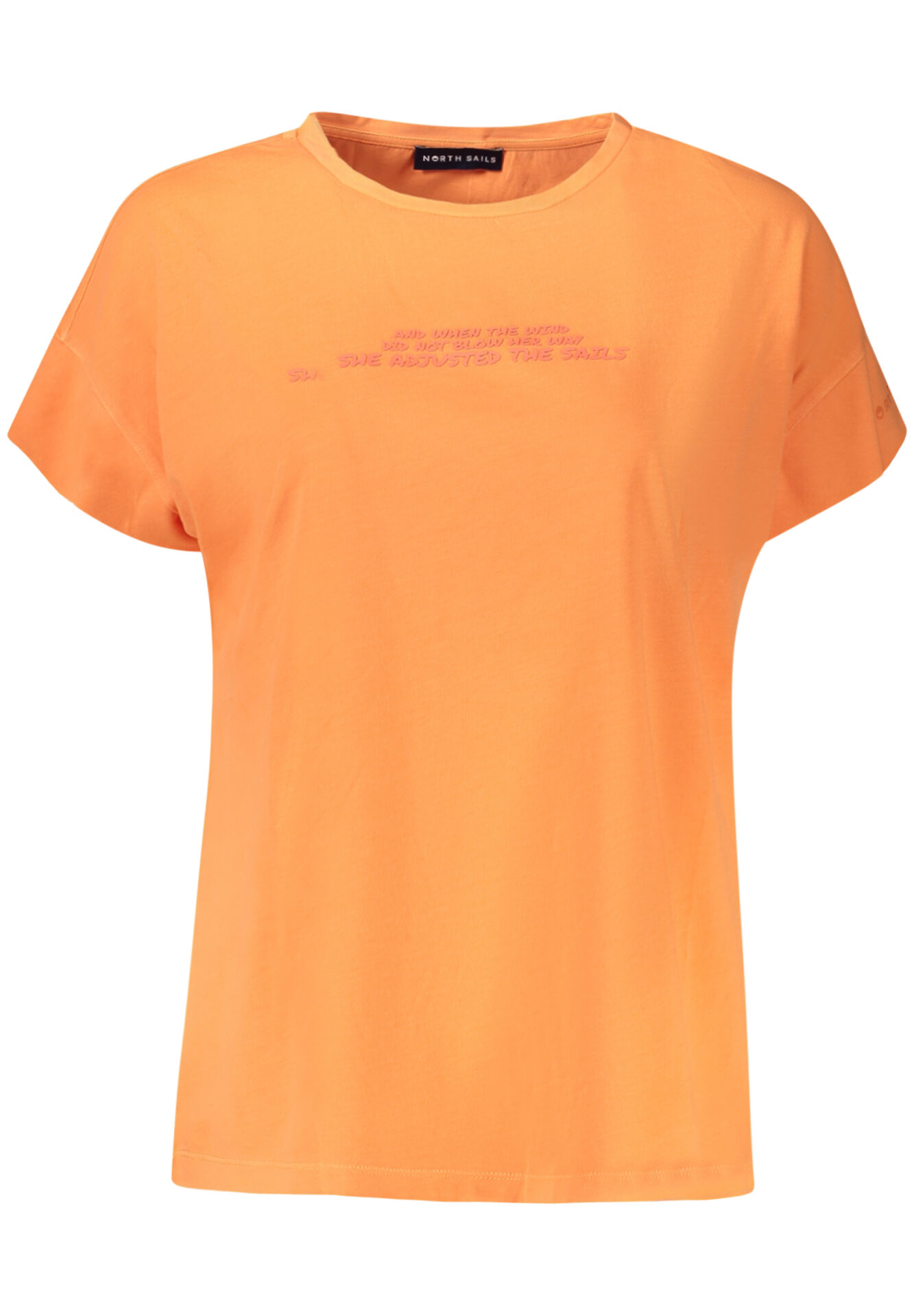 NORTH SAILS WOMEN'S SHORT SLEEVE T-SHIRT ORANGE