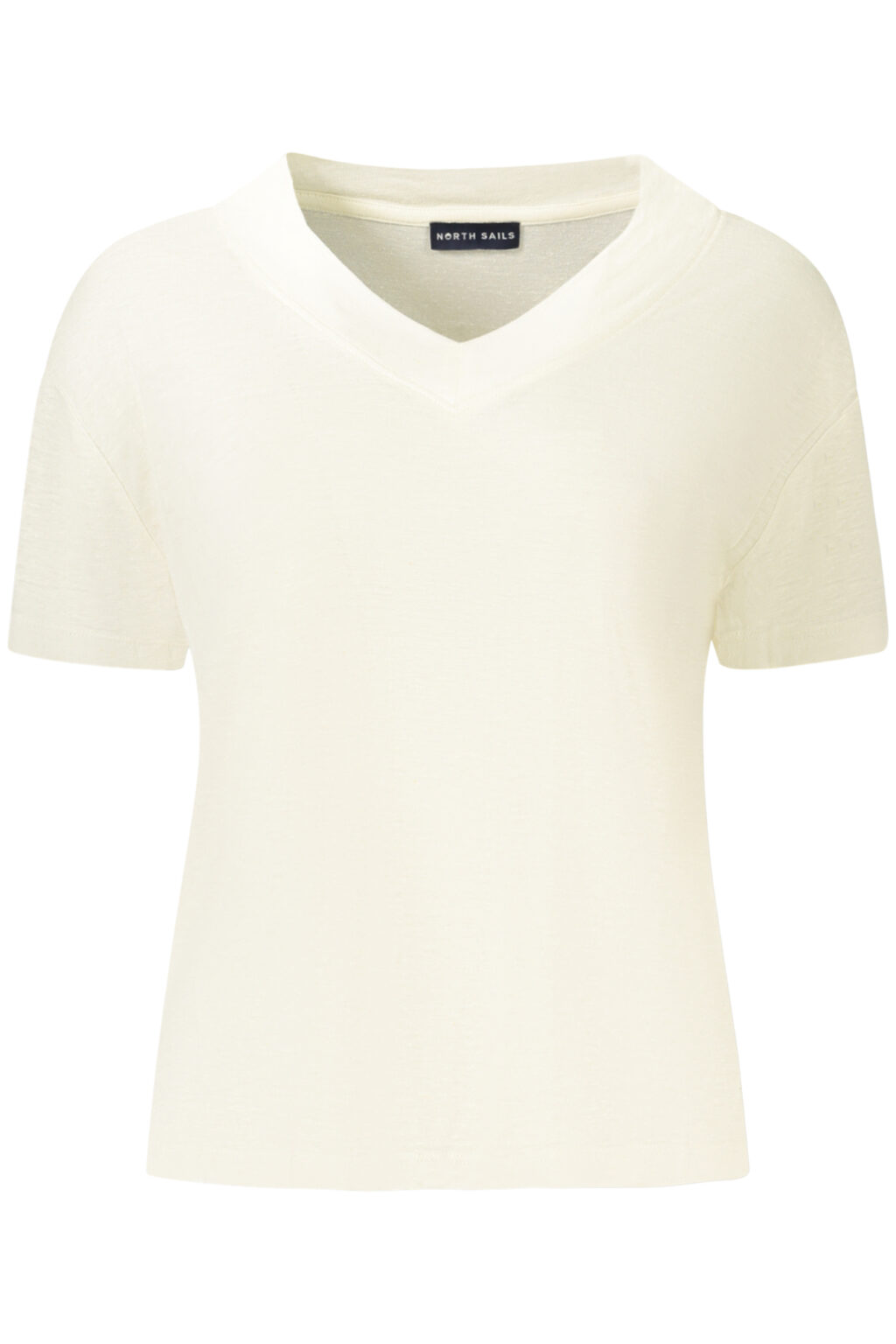 northsailst-shirtmanichecortedonnabianco_1 NORTH SAILS moteriški marškinėliai trumpomis rankovėmis, balti