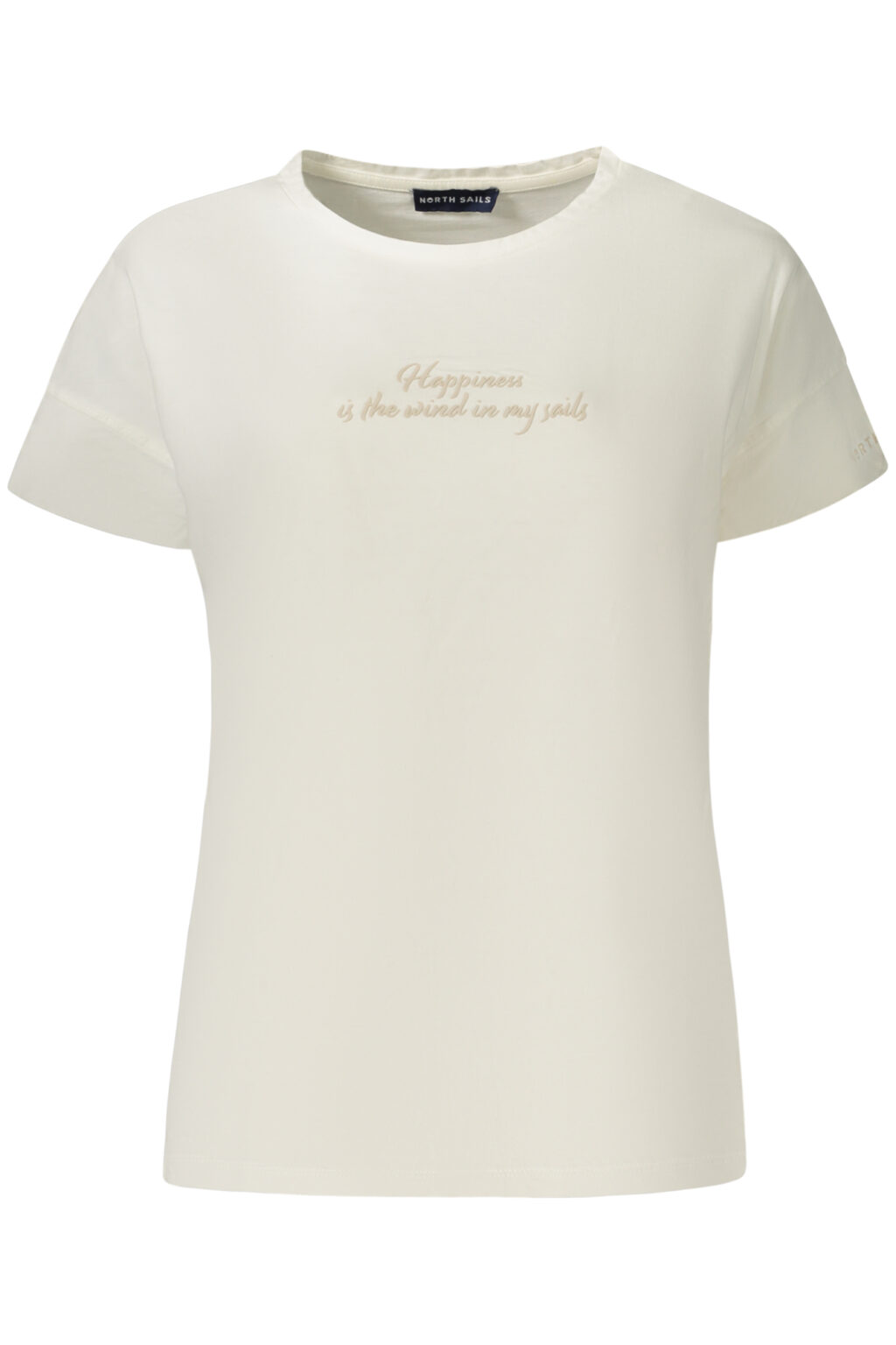 northsailst-shirtmanichecortedonnabianco_1 NORTH SAILS moteriški marškinėliai trumpomis rankovėmis, balti