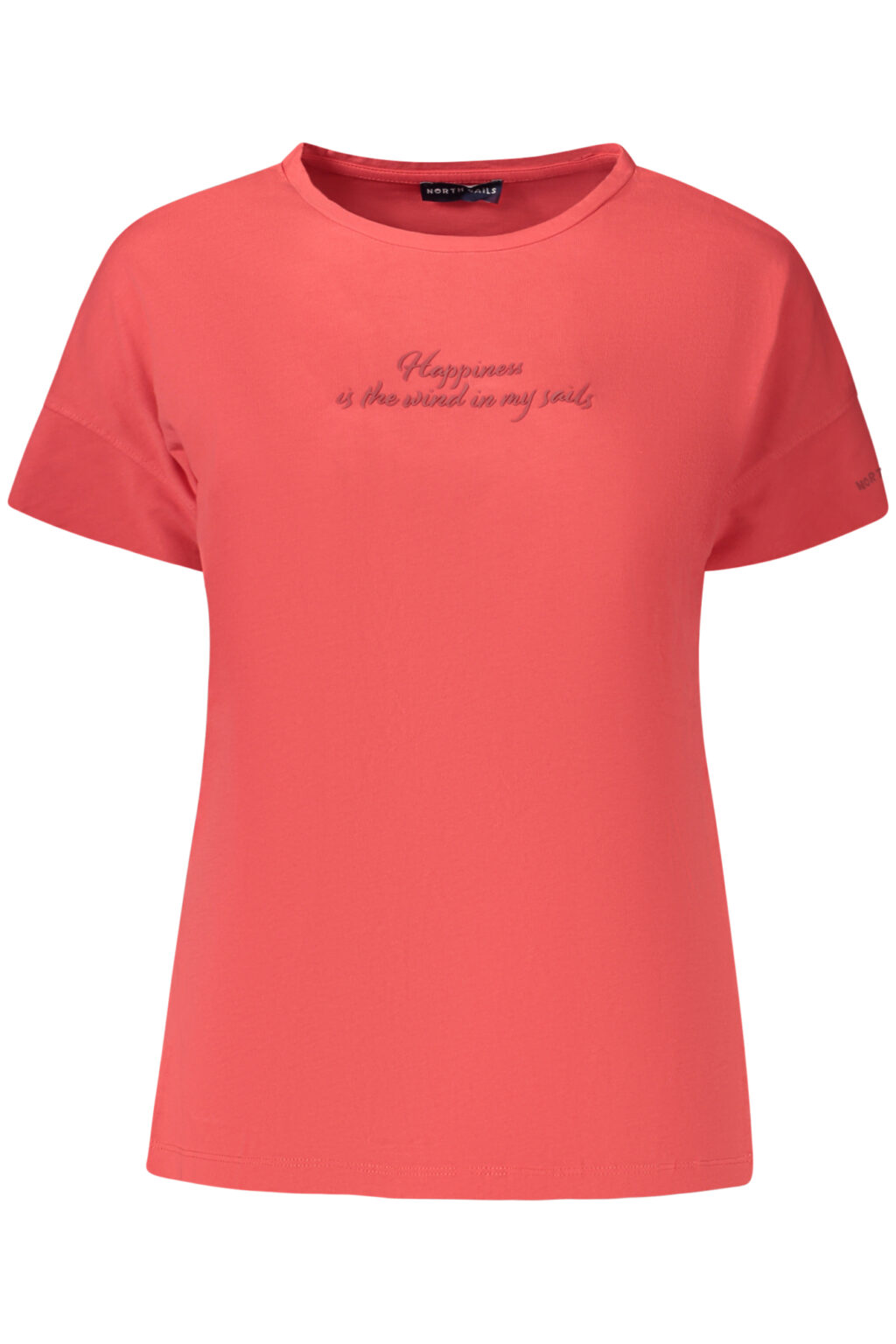 northsailst-shirtmanichecortedonnarosso_1 NORTH SAILS moteriški marškinėliai trumpomis rankovėmis, raudoni