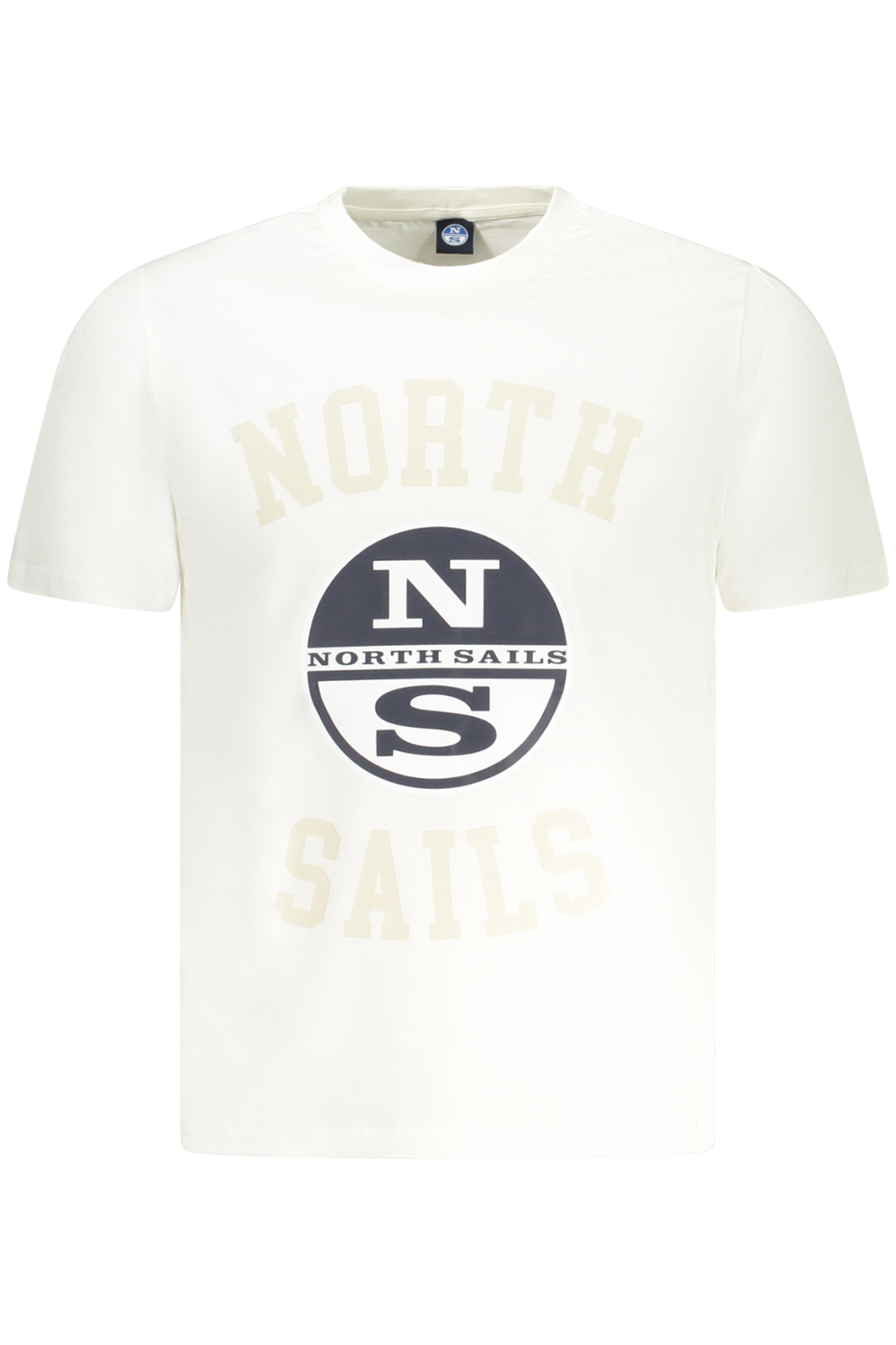 NORTH SAILS balti vyriški marškinėliai trumpomis rankovėmis NORTH SAILS balti vyriški marškinėliai trumpomis rankovėmis