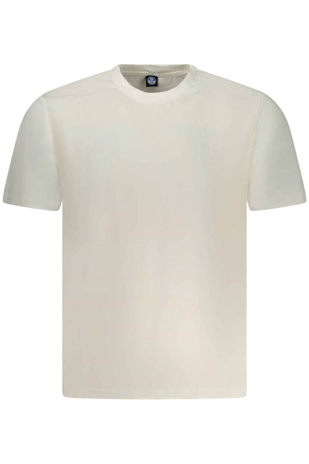 northsailst-shirtmanichecorteuomobianco_1 NORTH SAILS balti vyriški marškinėliai trumpomis rankovėmis