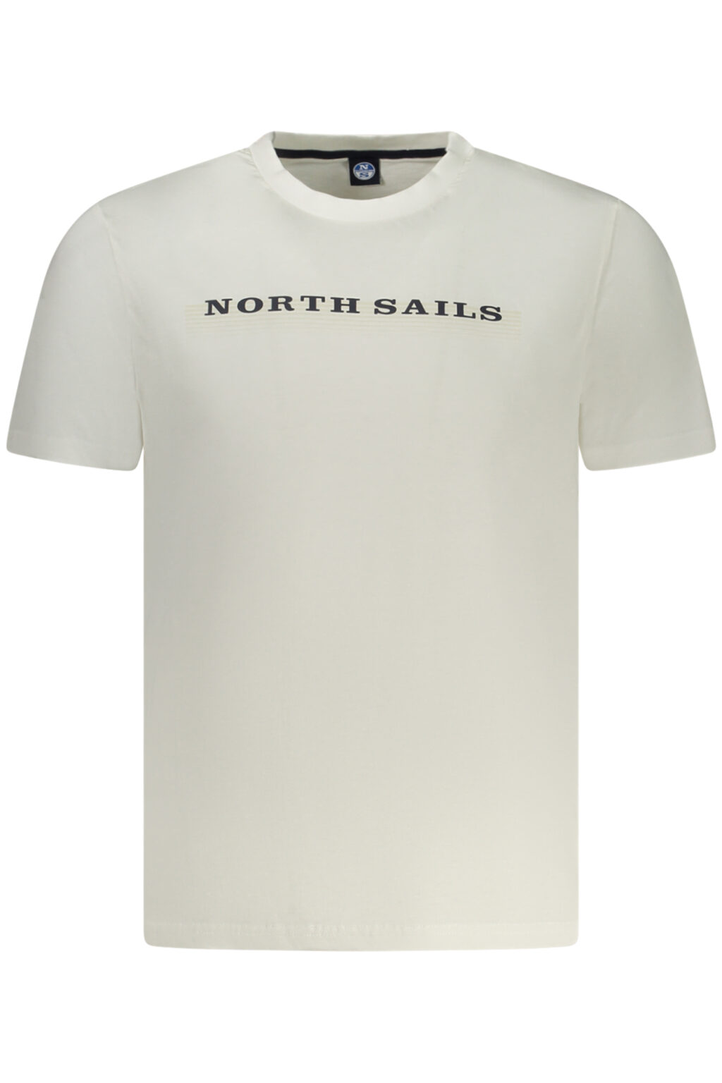 northsailst-shirtmanichecorteuomobianco_1 NORTH SAILS balti vyriški marškinėliai trumpomis rankovėmis