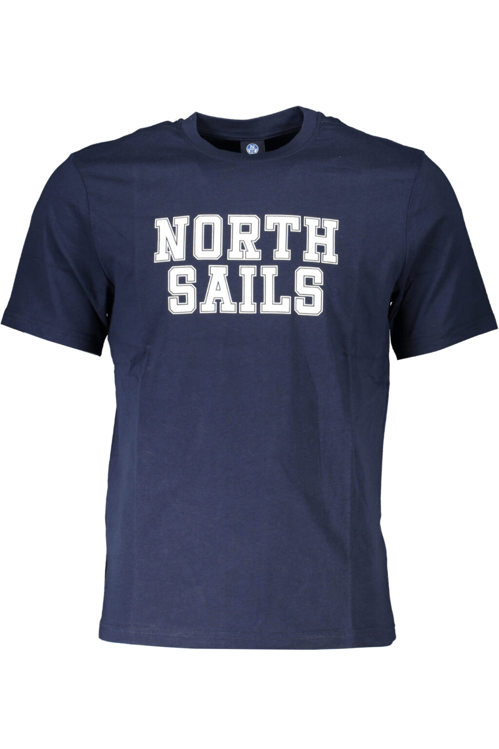 NORTH SAILS mėlyni vyriški marškinėliai trumpomis rankovėmis