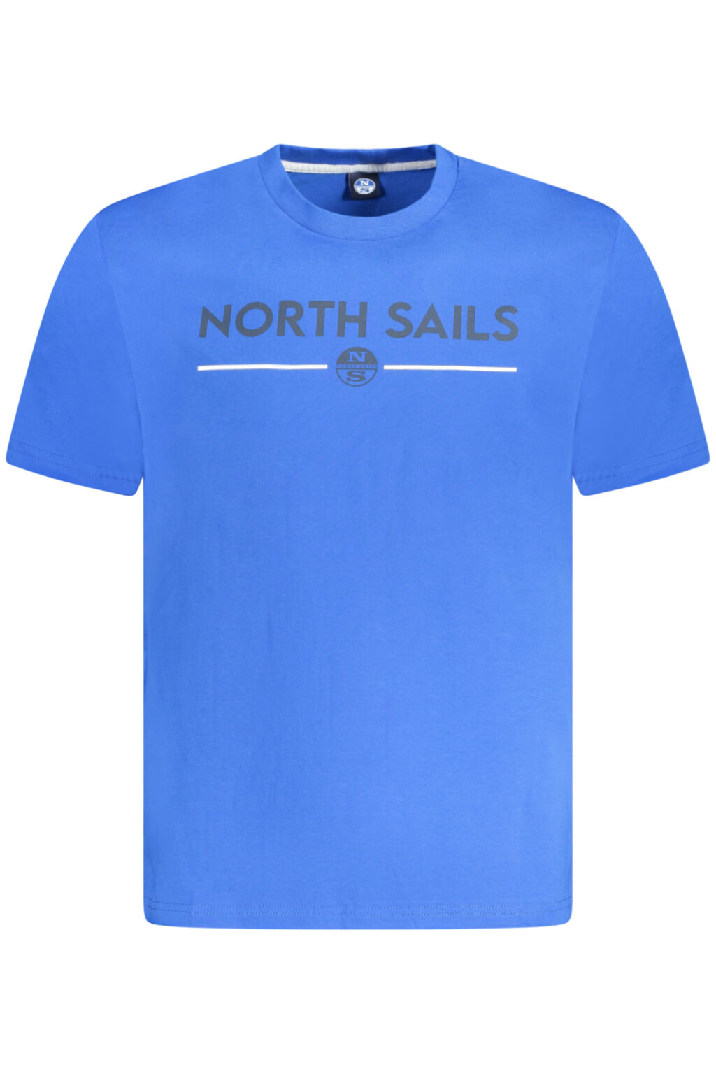 NORTH SAILS mėlyni vyriški marškinėliai trumpomis rankovėmis