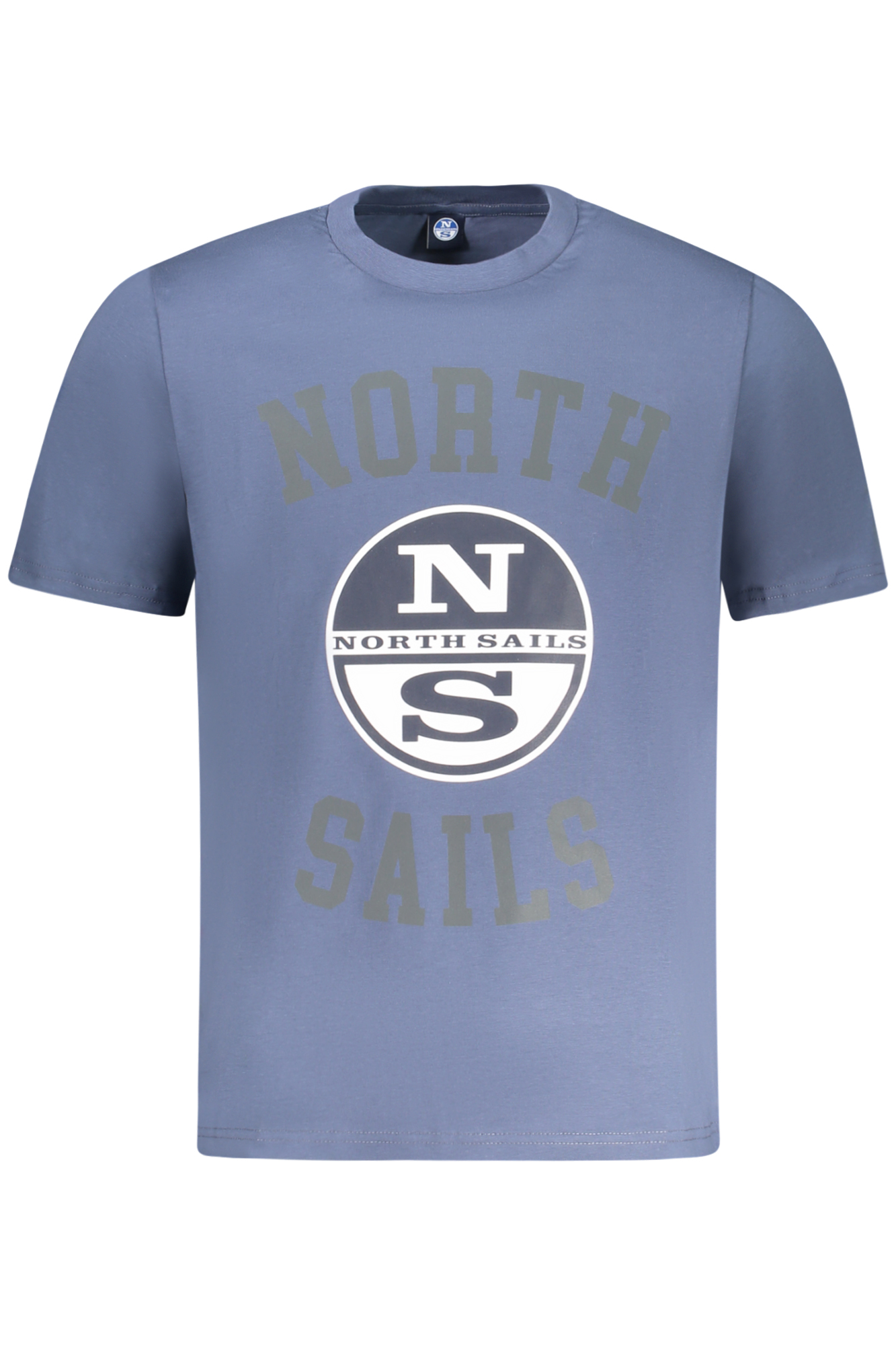 NORTH SAILS mėlyni vyriški marškinėliai trumpomis rankovėmis NORTH SAILS mėlyni vyriški marškinėliai trumpomis rankovėmis