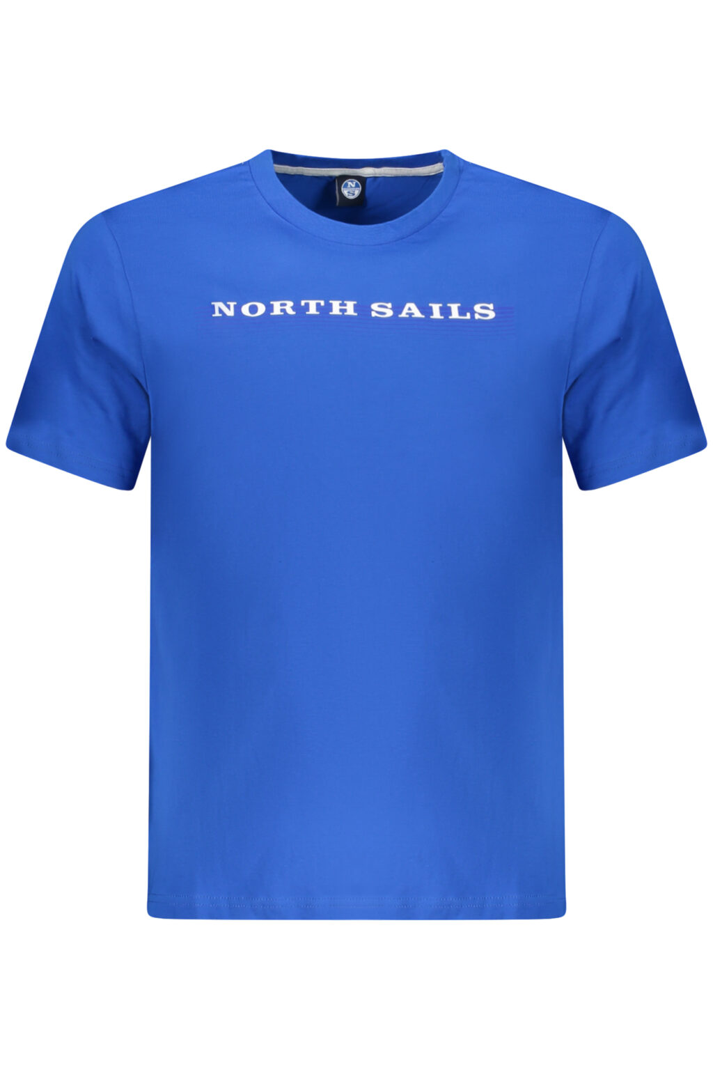 NORTH SAILS mėlyni vyriški marškinėliai trumpomis rankovėmis