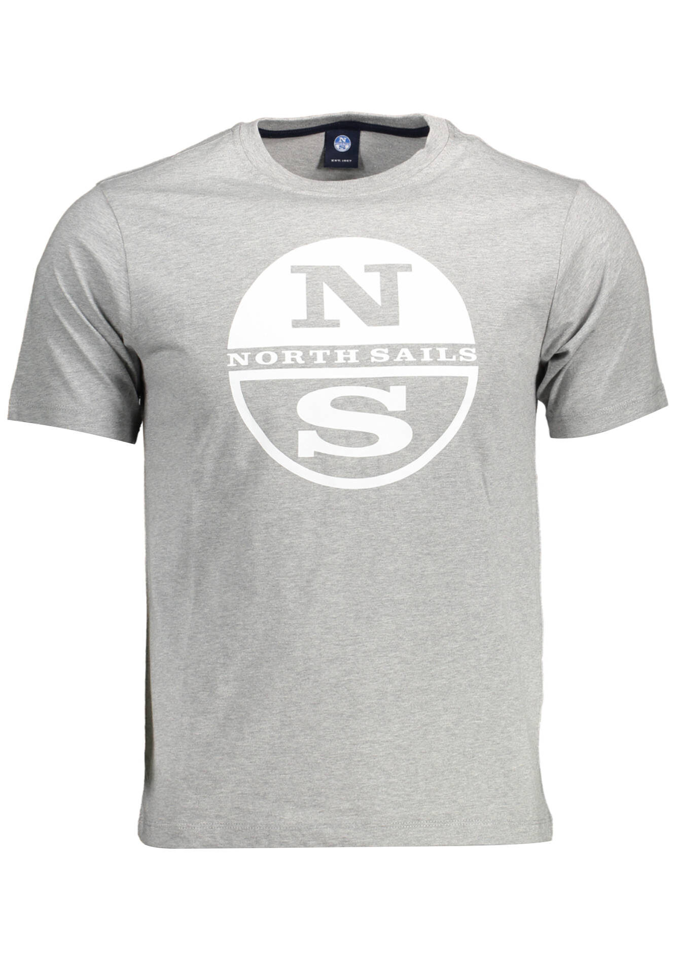 NORTH SAILS MEN'S SHORT SLEEVE T-SHIRT GRAY