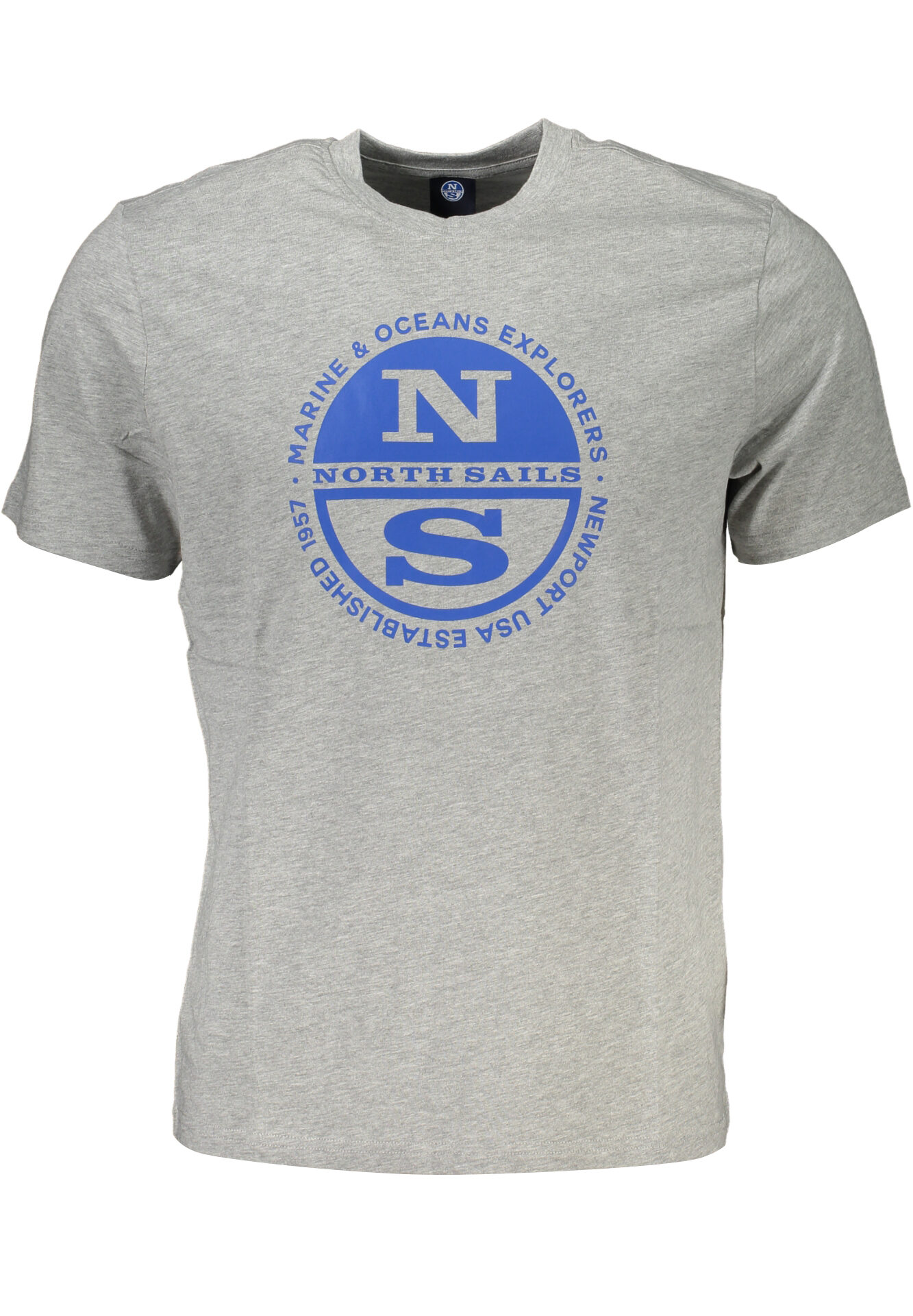 NORTH SAILS MEN'S SHORT SLEEVED T-SHIRT GRAY