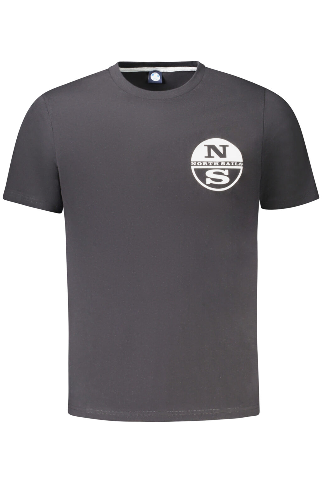 northsailst-shirtmanichecorteuomonero_1 NORTH SAILS juodi vyriški marškinėliai trumpomis rankovėmis