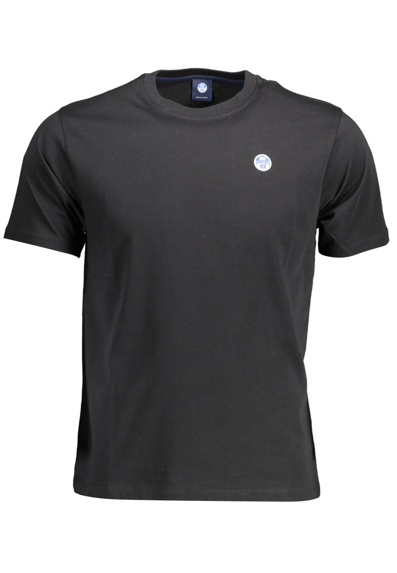 NORTH SAILS BLACK MEN'S SHORT SLEEVE T-SHIRT