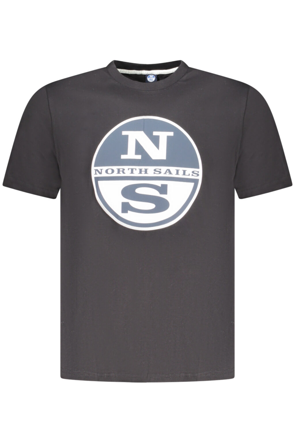 northsailst-shirtmanichecorteuomonero_1 NORTH SAILS juodi vyriški marškinėliai trumpomis rankovėmis