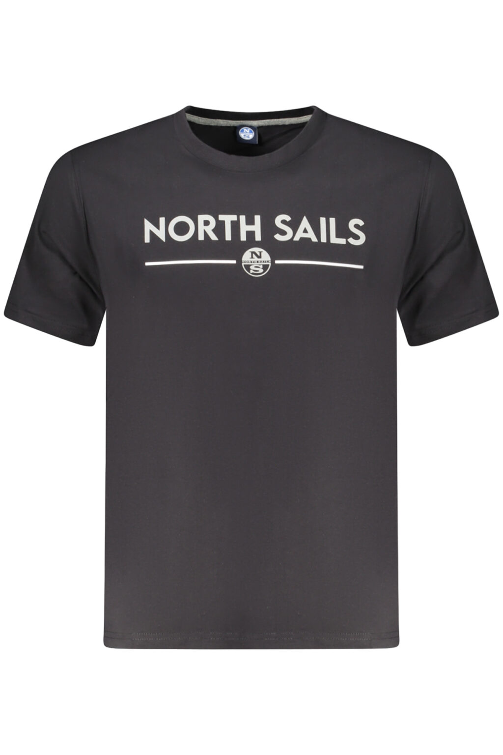 northsailst-shirtmanichecorteuomonero_1 NORTH SAILS juodi vyriški marškinėliai trumpomis rankovėmis