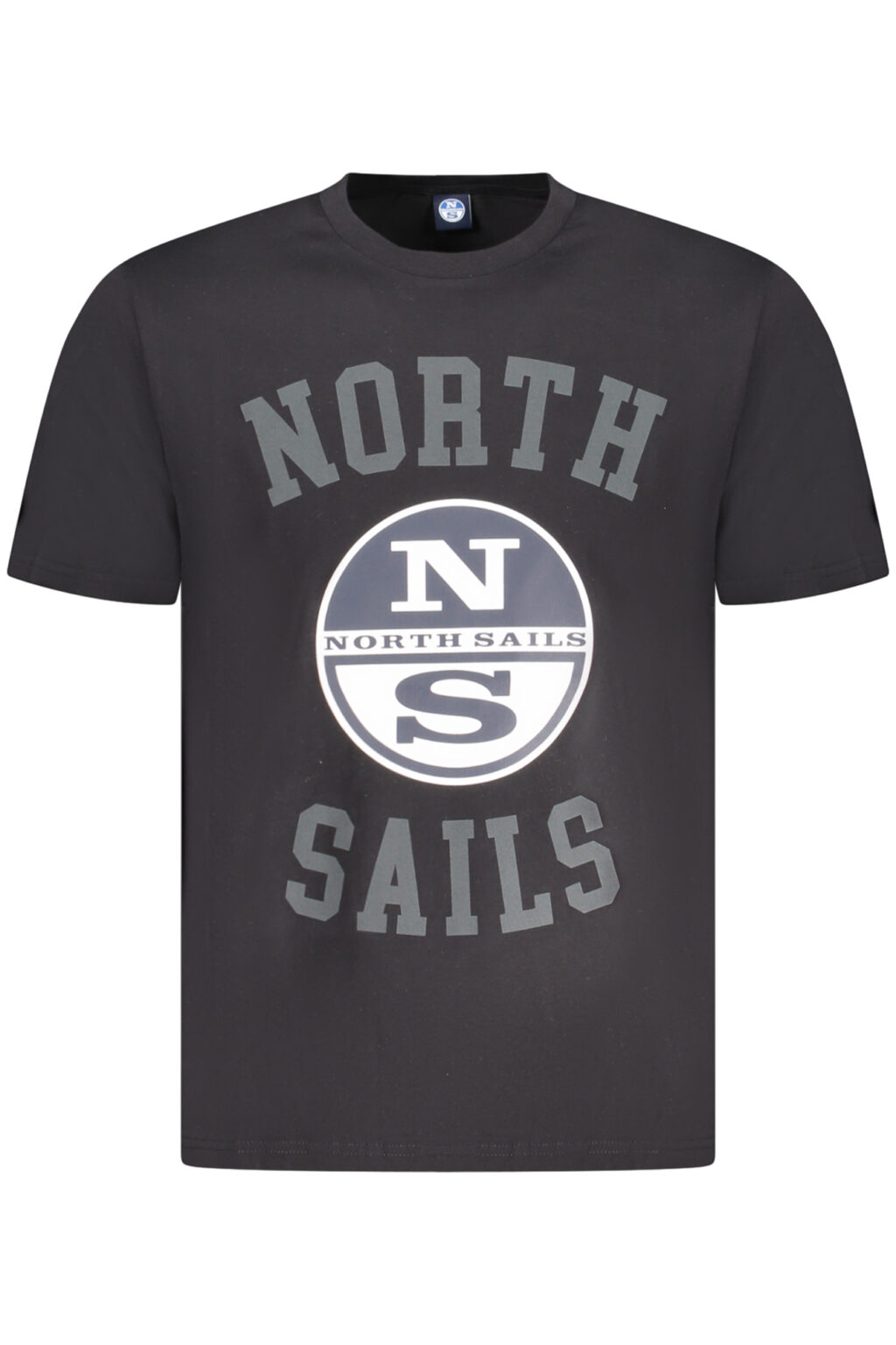 northsailst-shirtmanichecorteuomonero_1 NORTH SAILS juodi vyriški marškinėliai trumpomis rankovėmis