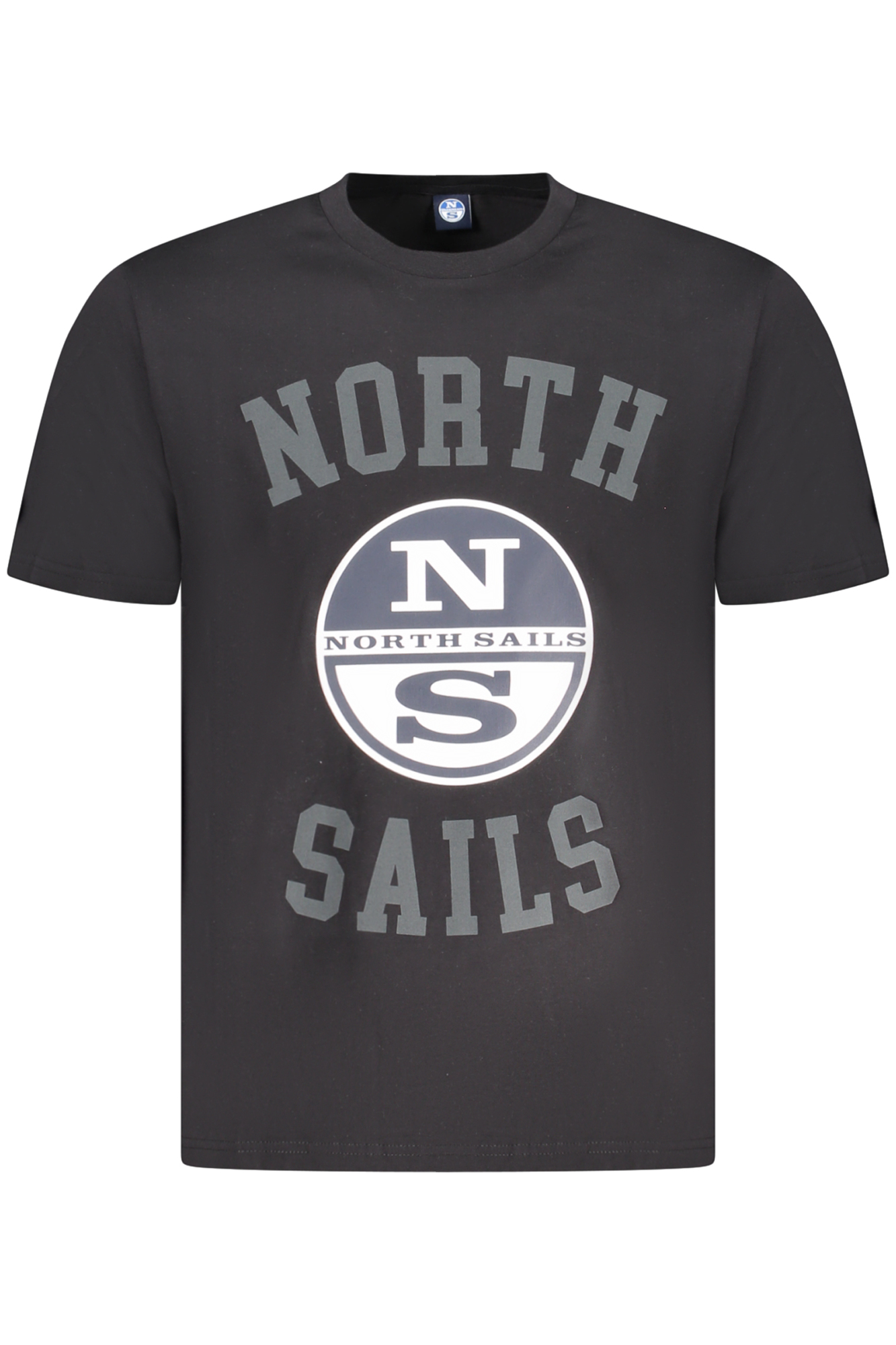 NORTH SAILS juodi vyriški marškinėliai trumpomis rankovėmis NORTH SAILS juodi vyriški marškinėliai trumpomis rankovėmis