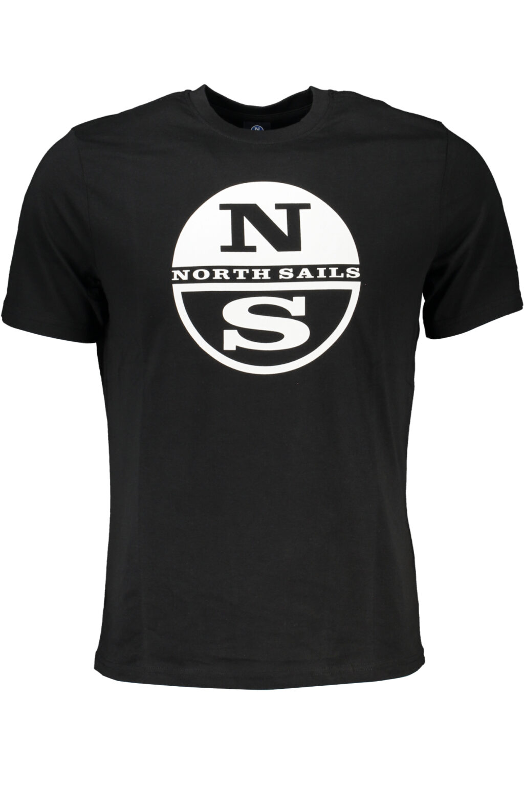 northsailst-shirtmanichecorteuomonero_1 NORTH SAILS juodi vyriški marškinėliai trumpomis rankovėmis