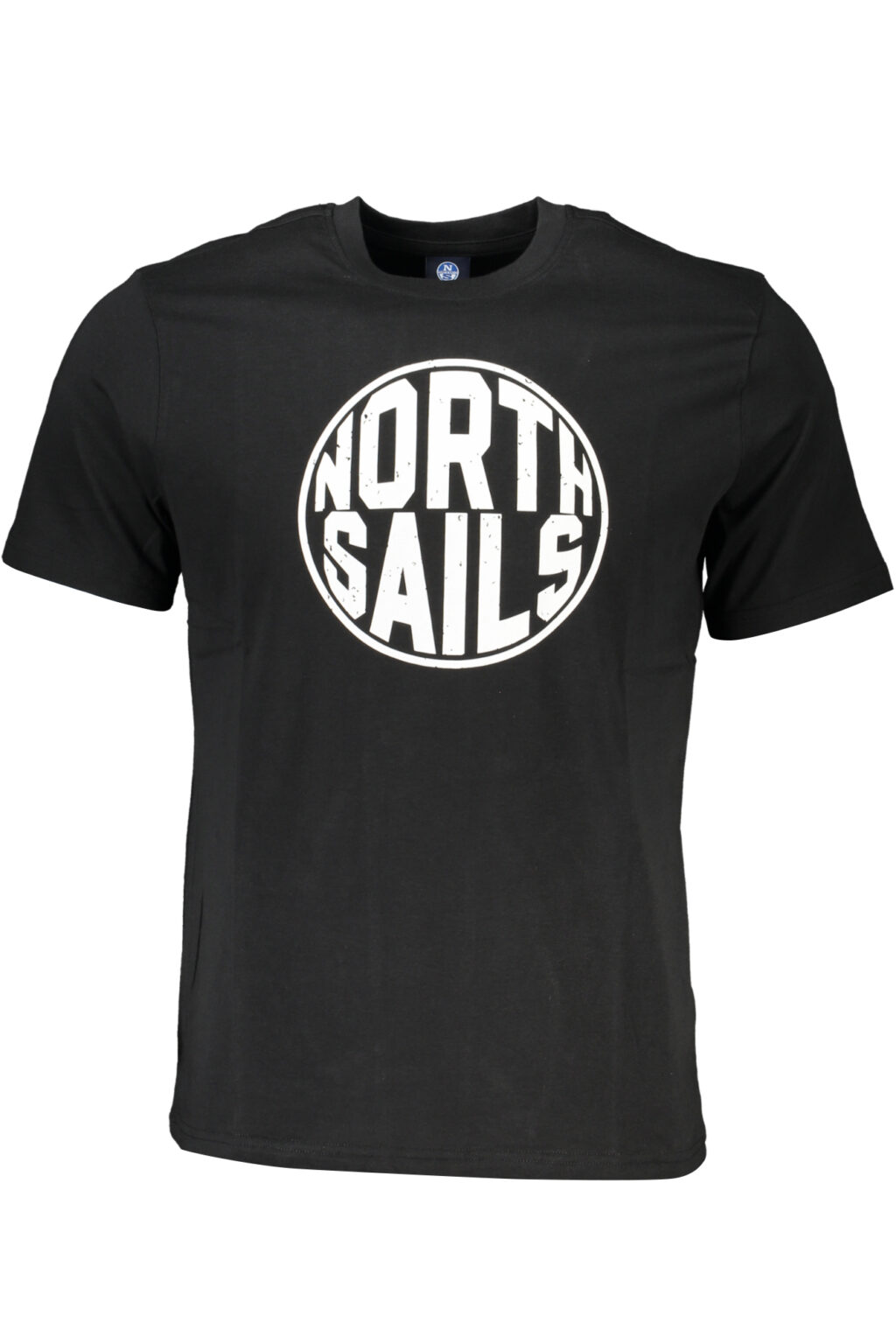 northsailst-shirtmanichecorteuomonero_1 NORTH SAILS juodi vyriški marškinėliai trumpomis rankovėmis