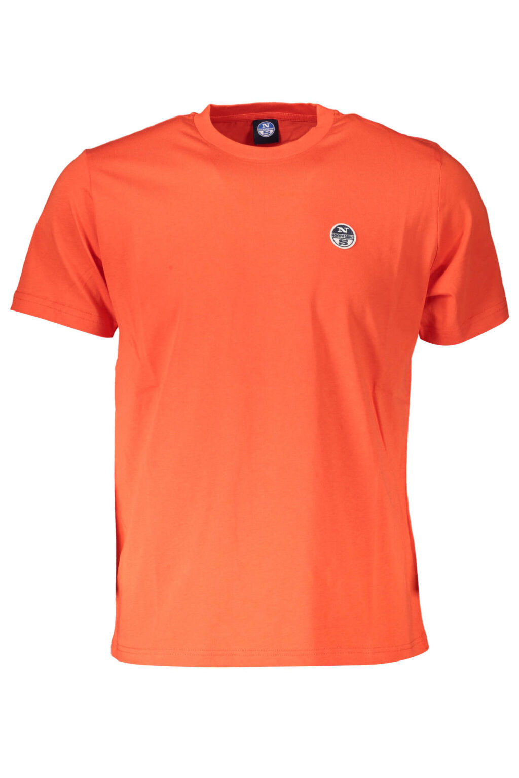 northsailst-shirtmanichecorteuomorosso_1 NORTH SAILS raudoni vyriški marškinėliai trumpomis rankovėmis