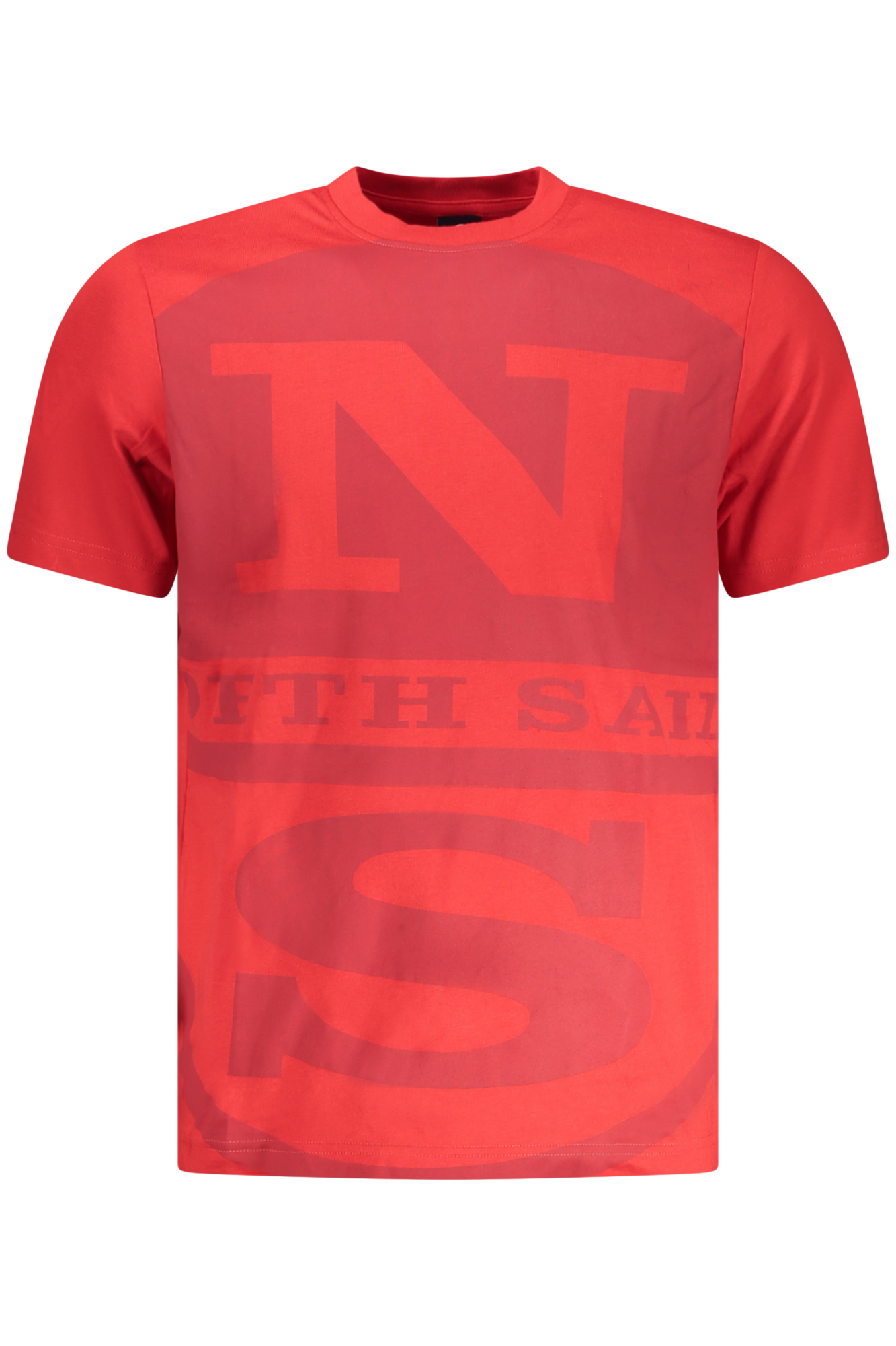 NORTH SAILS MEN'S SHORT-SLEEVED T-SHIRT, RED NORTH SAILS MEN'S SHORT-SLEEVED T-SHIRT, RED