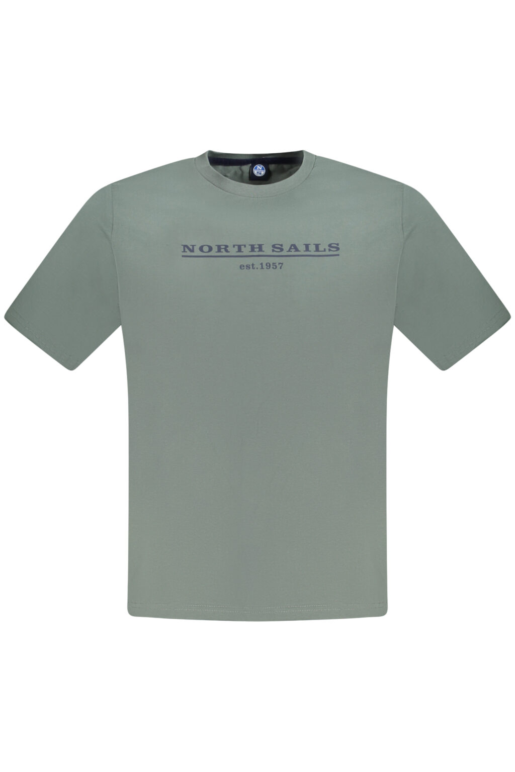 northsailst-shirtmanichecorteuomoverde_1 NORTH SAILS žali vyriški marškinėliai trumpomis rankovėmis