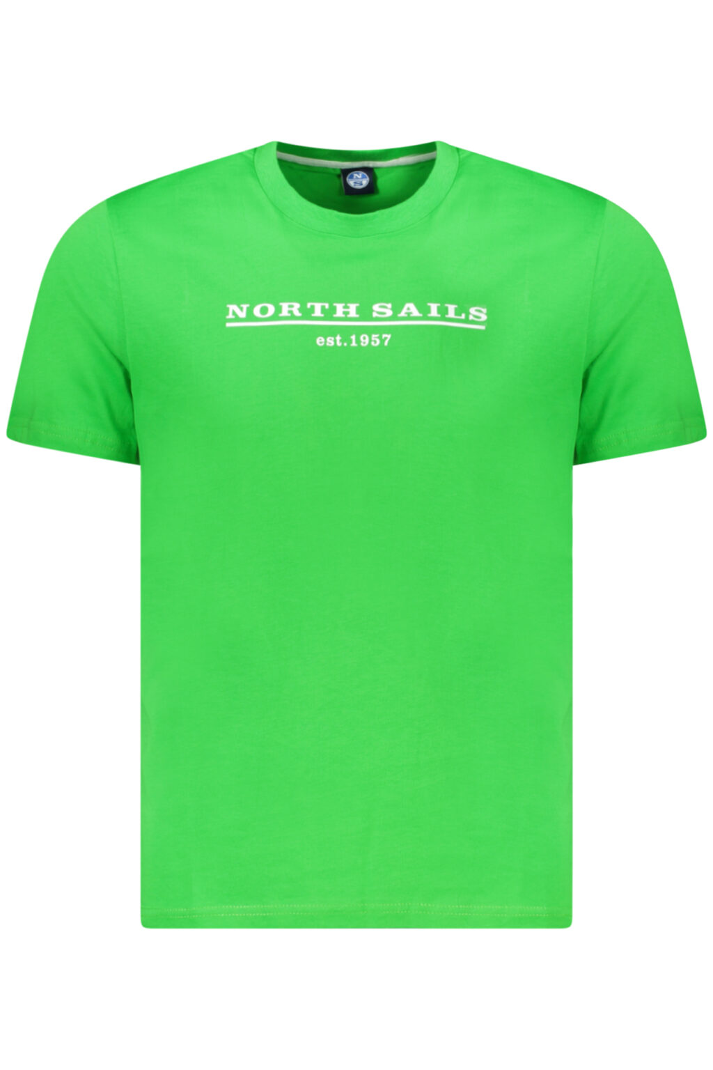 northsailst-shirtmanichecorteuomoverde_1 NORTH SAILS žali vyriški marškinėliai trumpomis rankovėmis