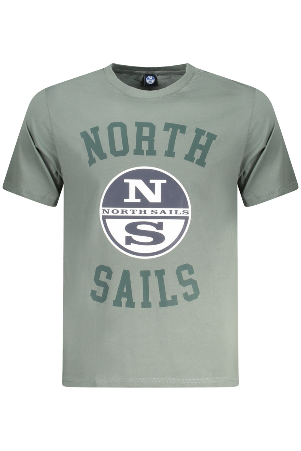 northsailst-shirtmanichecorteuomoverde_1 NORTH SAILS žali vyriški marškinėliai trumpomis rankovėmis