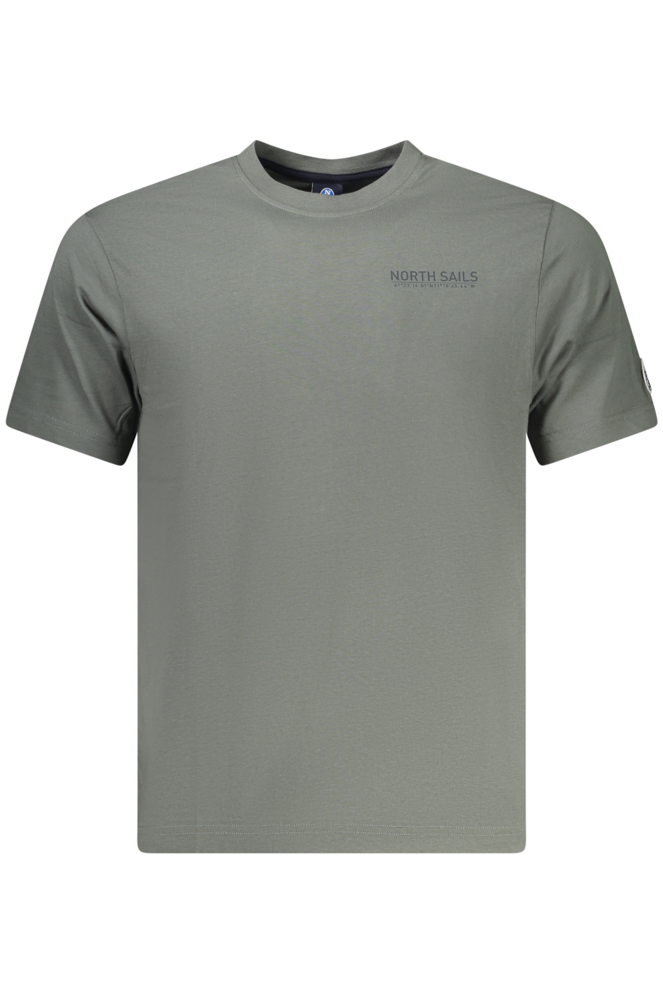 NORTH SAILS MEN'S SHORT-SLEEVED T-SHIRT GREEN NORTH SAILS MEN'S SHORT-SLEEVED T-SHIRT GREEN
