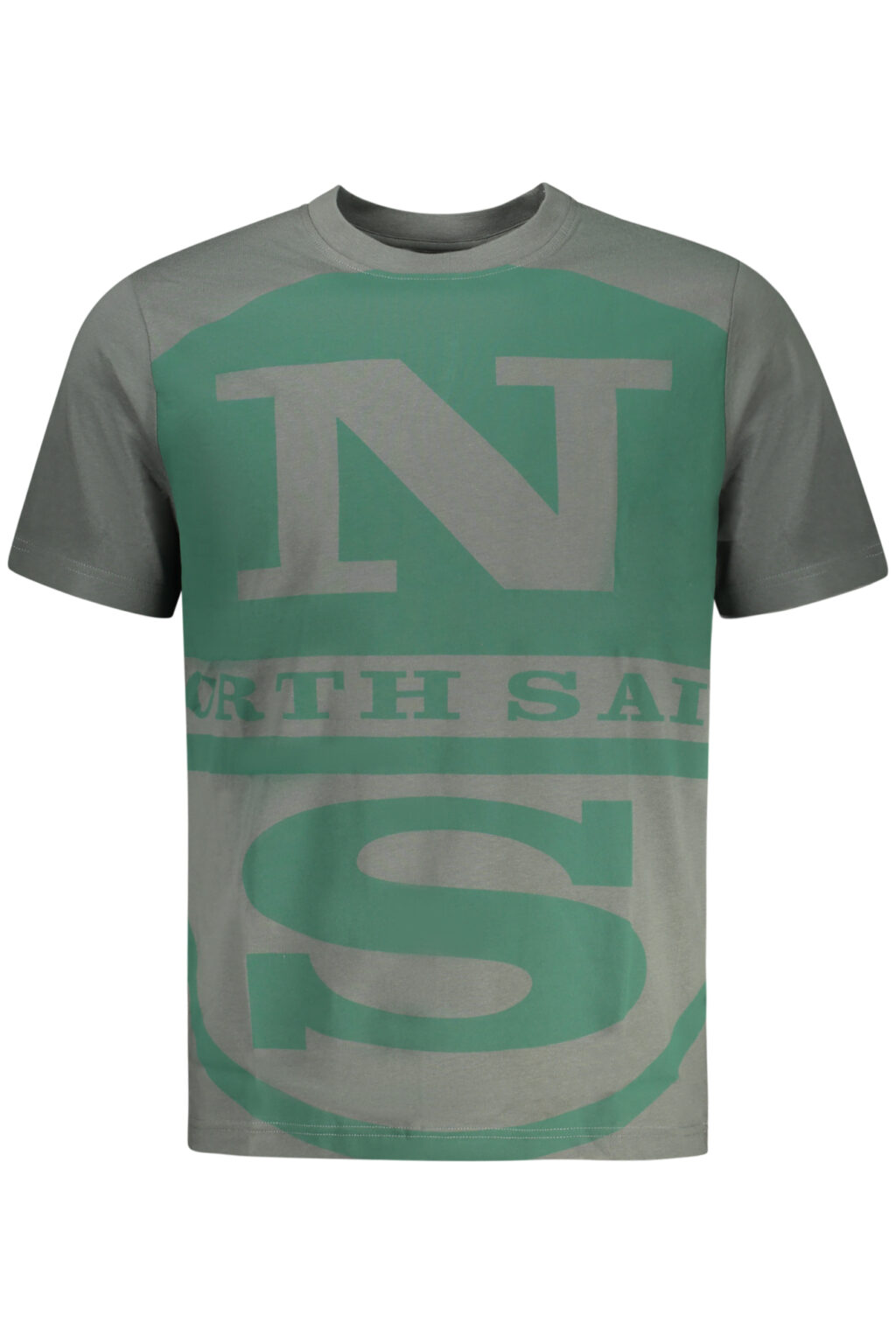 northsailst-shirtmanichecorteuomoverde_1 NORTH SAILS vyriški žali marškinėliai trumpomis rankovėmis