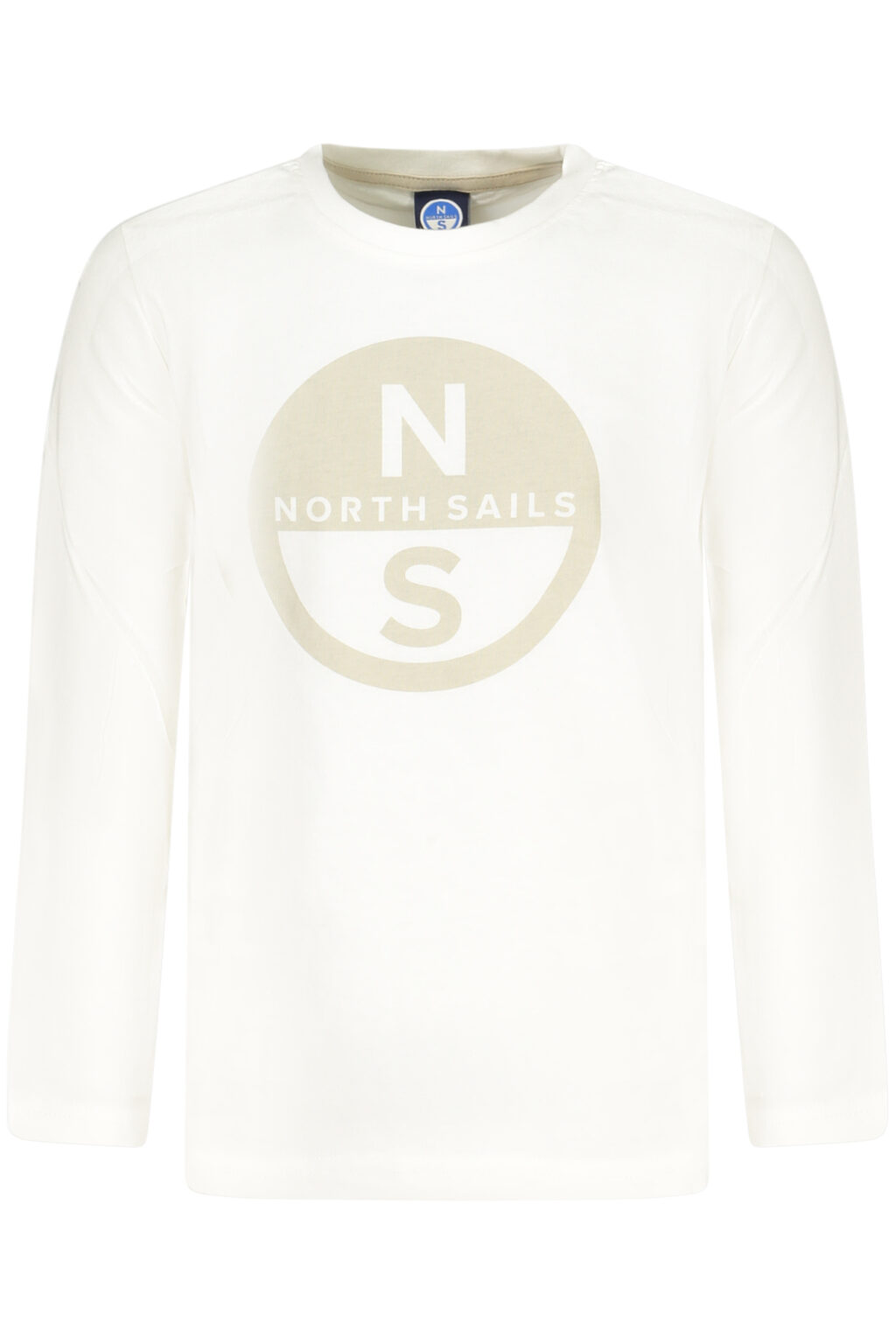 northsailst-shirtmanichelunghebambinobianco_1 NORTH SAILS Ilgomis Rankovėmis Marškinėliai Vaikams, Balti