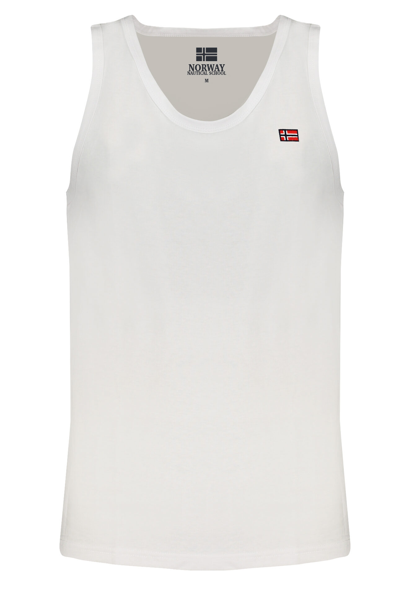 NORWAY 1963 WHITE MEN'S TANK TOP