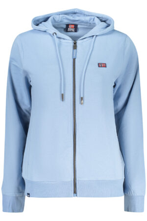 NORWAY 1963 WOMEN'S BLUE ZIP-UP SWEATSHIRT