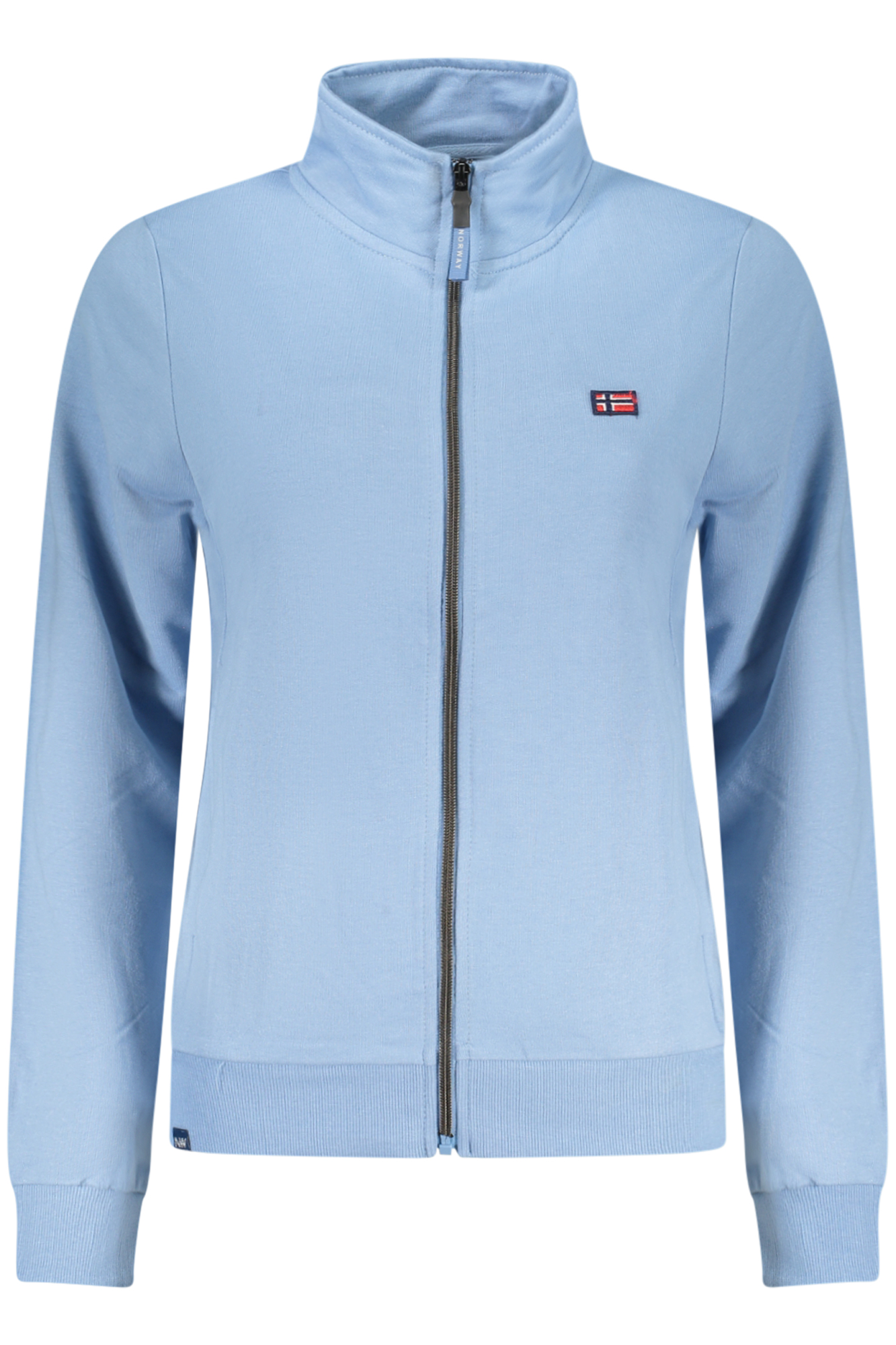 NORWAY 1963 WOMEN'S BLUE ZIP-UP SWEATSHIRT NORWAY 1963 WOMEN'S BLUE ZIP-UP SWEATSHIRT