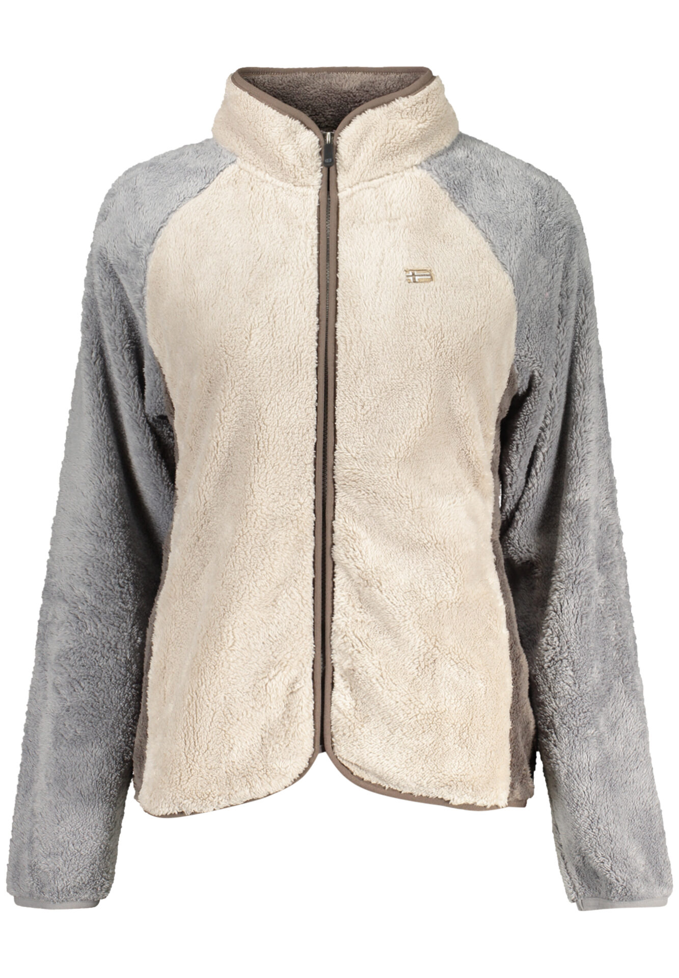 NORWAY 1963 WOMEN'S BEIGE ZIP-UP SWEATSHIRT