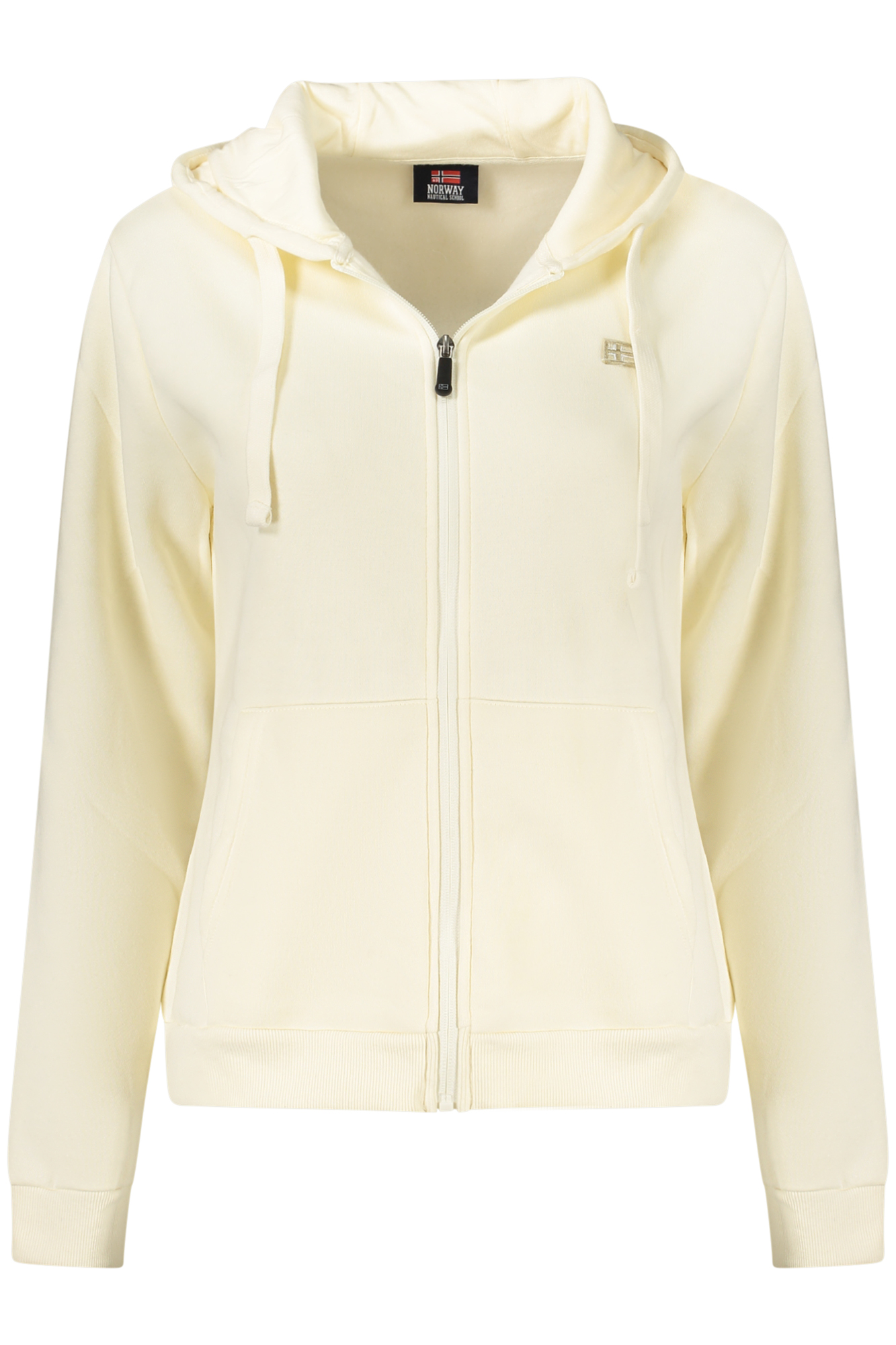 NORWAY 1963 WOMEN'S WHITE ZIP-UP SWEATSHIRT NORWAY 1963 WOMEN'S WHITE ZIP-UP SWEATSHIRT