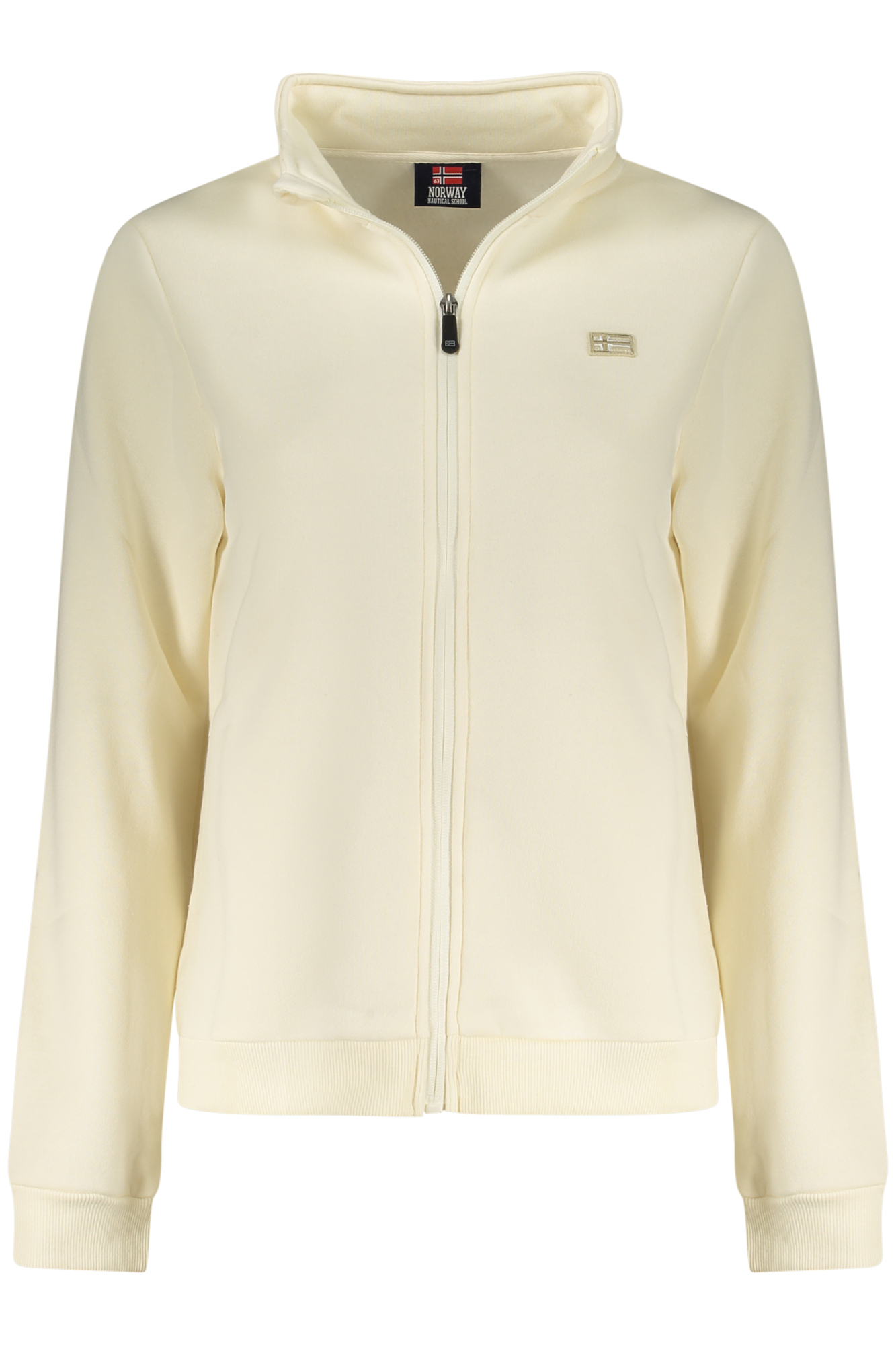 NORWAY 1963 WOMEN'S WHITE ZIP-UP SWEATSHIRT NORWAY 1963 WOMEN'S WHITE ZIP-UP SWEATSHIRT