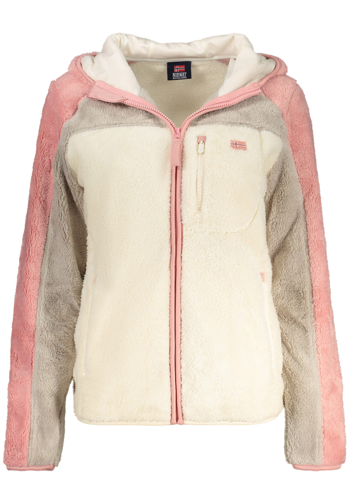 NORWAY 1963 WOMEN'S WHITE ZIP-UP SWEATSHIRT
